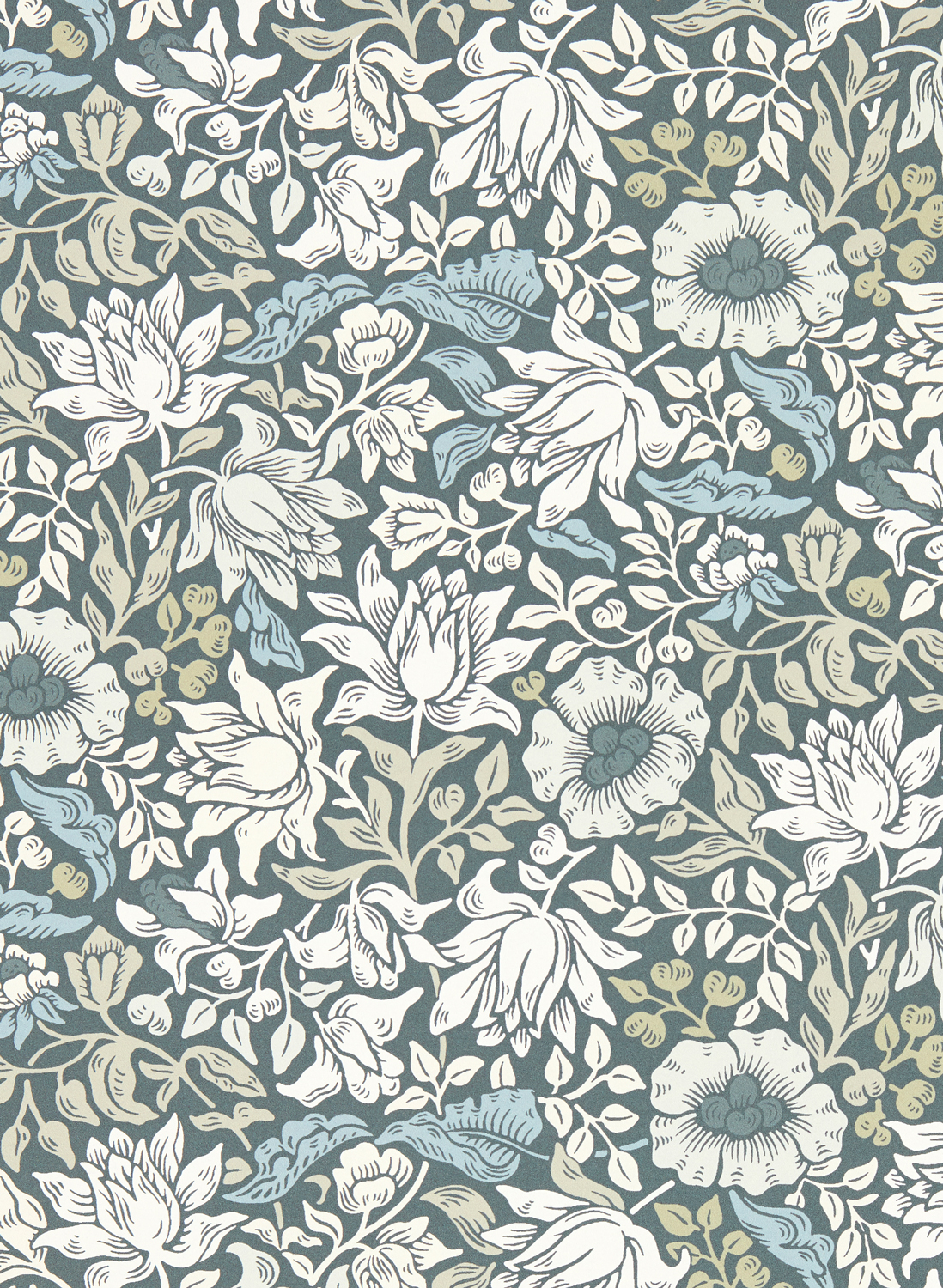 Tapete Mallow - Slate/ Dove