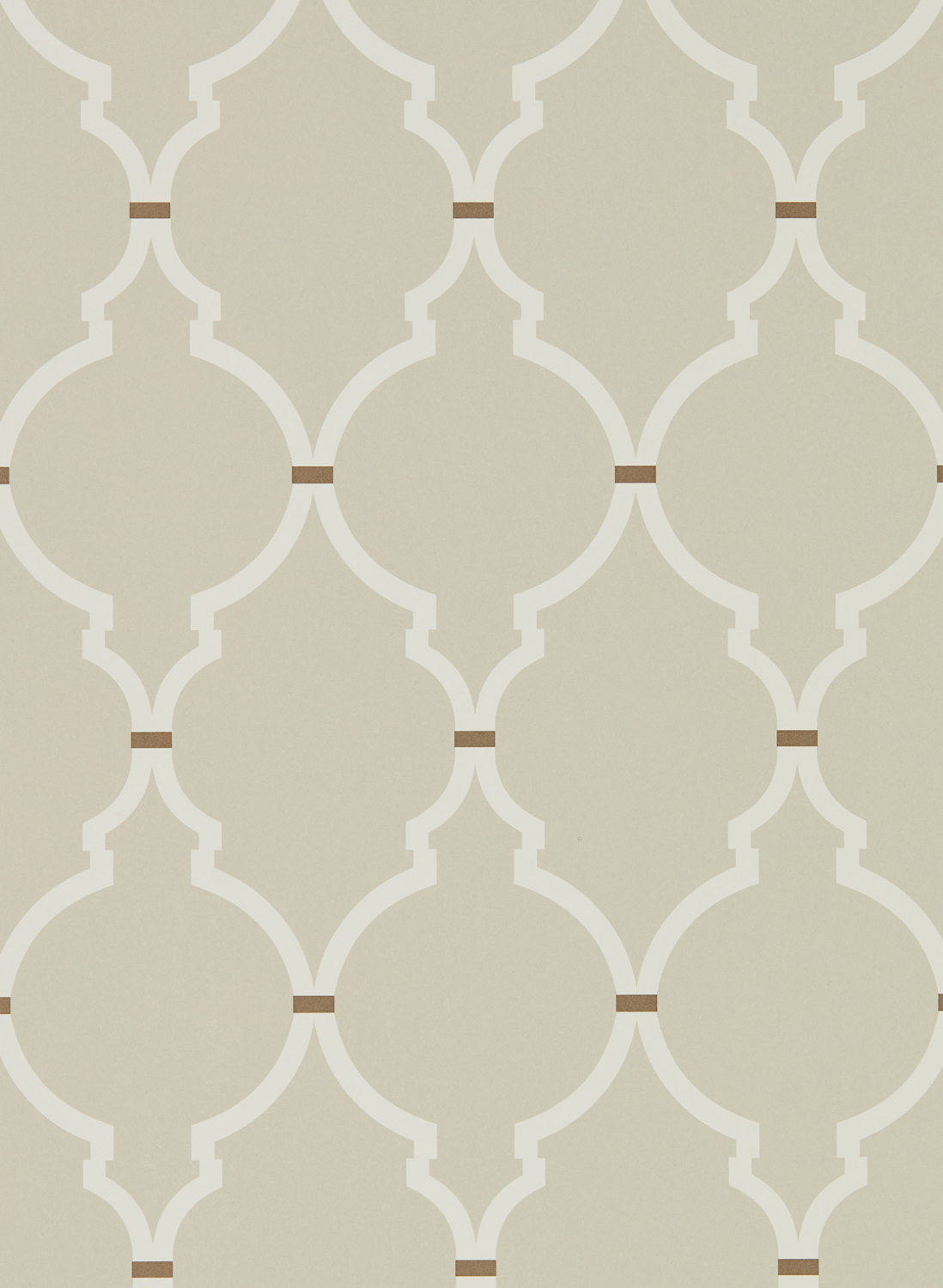 Tapete Empire Trellis - Linen/ Cream