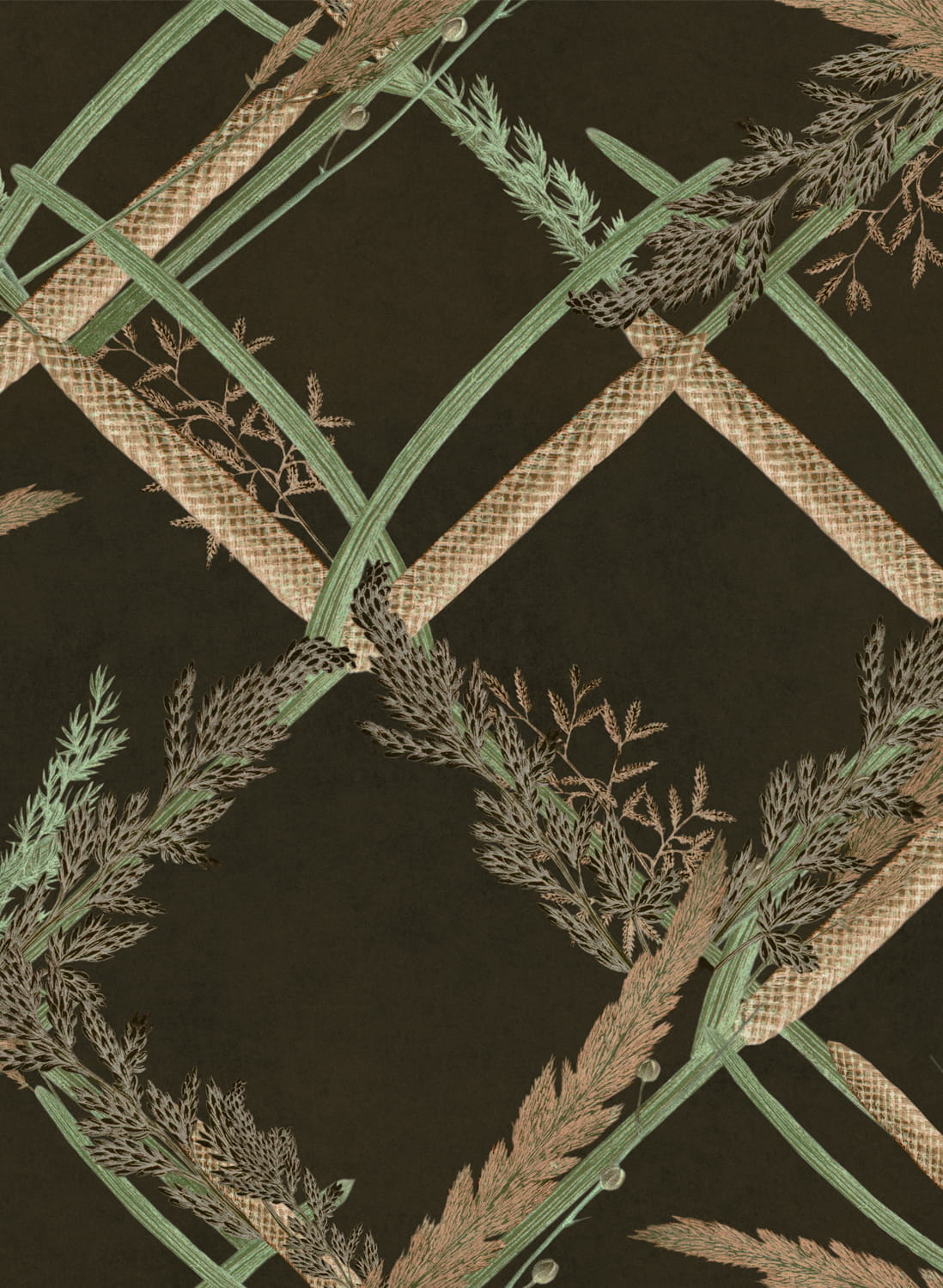 Tapete Ornamental Reed - WP30163