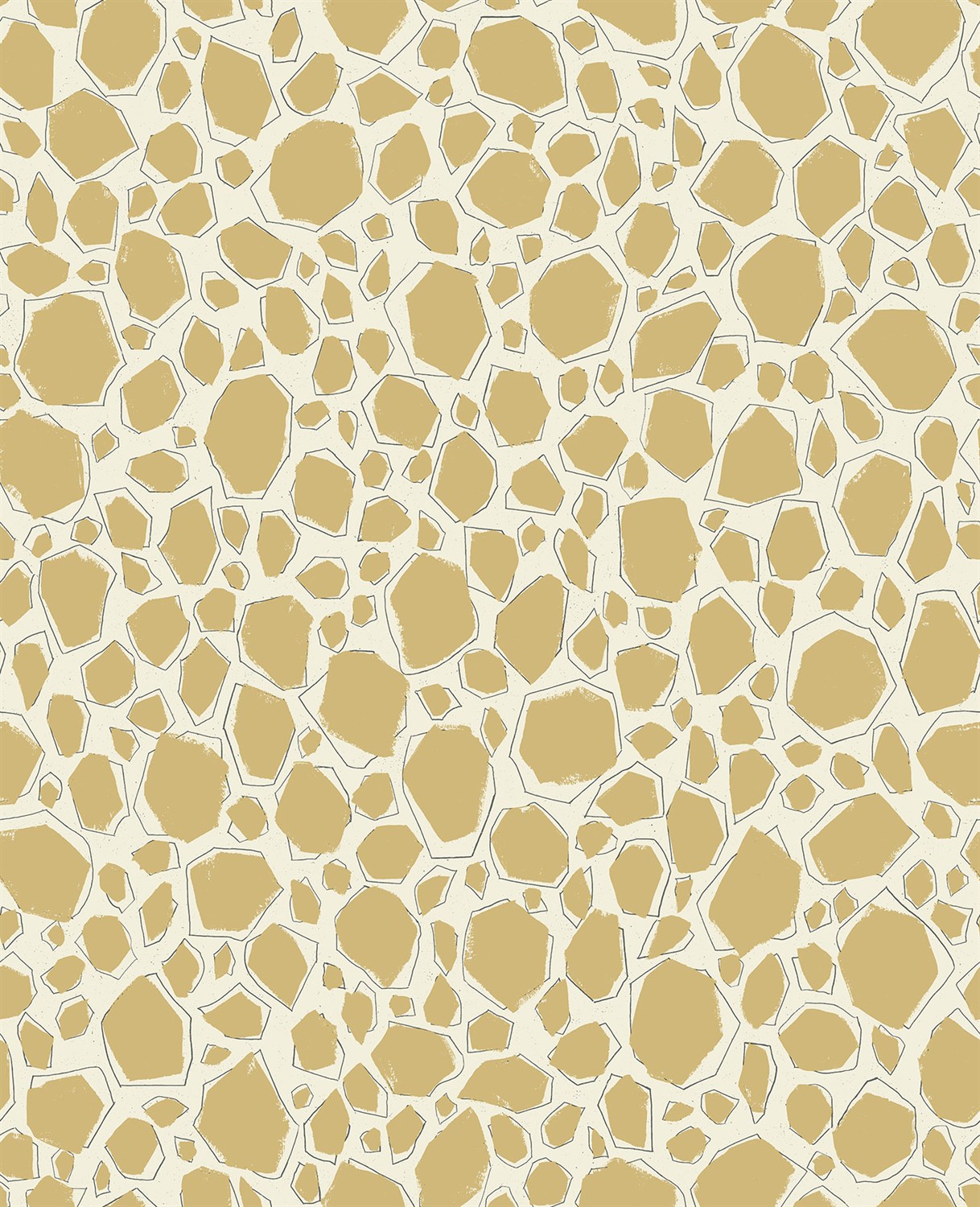 Wallpaper Scattered Ink - Ochre
