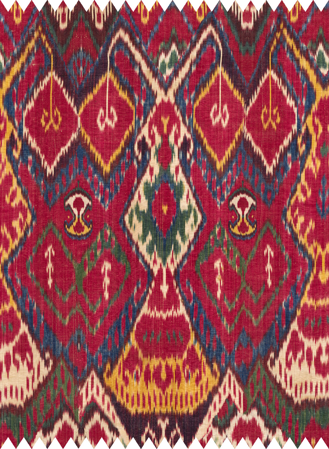 Fabric Uzbek Ikat - Linen