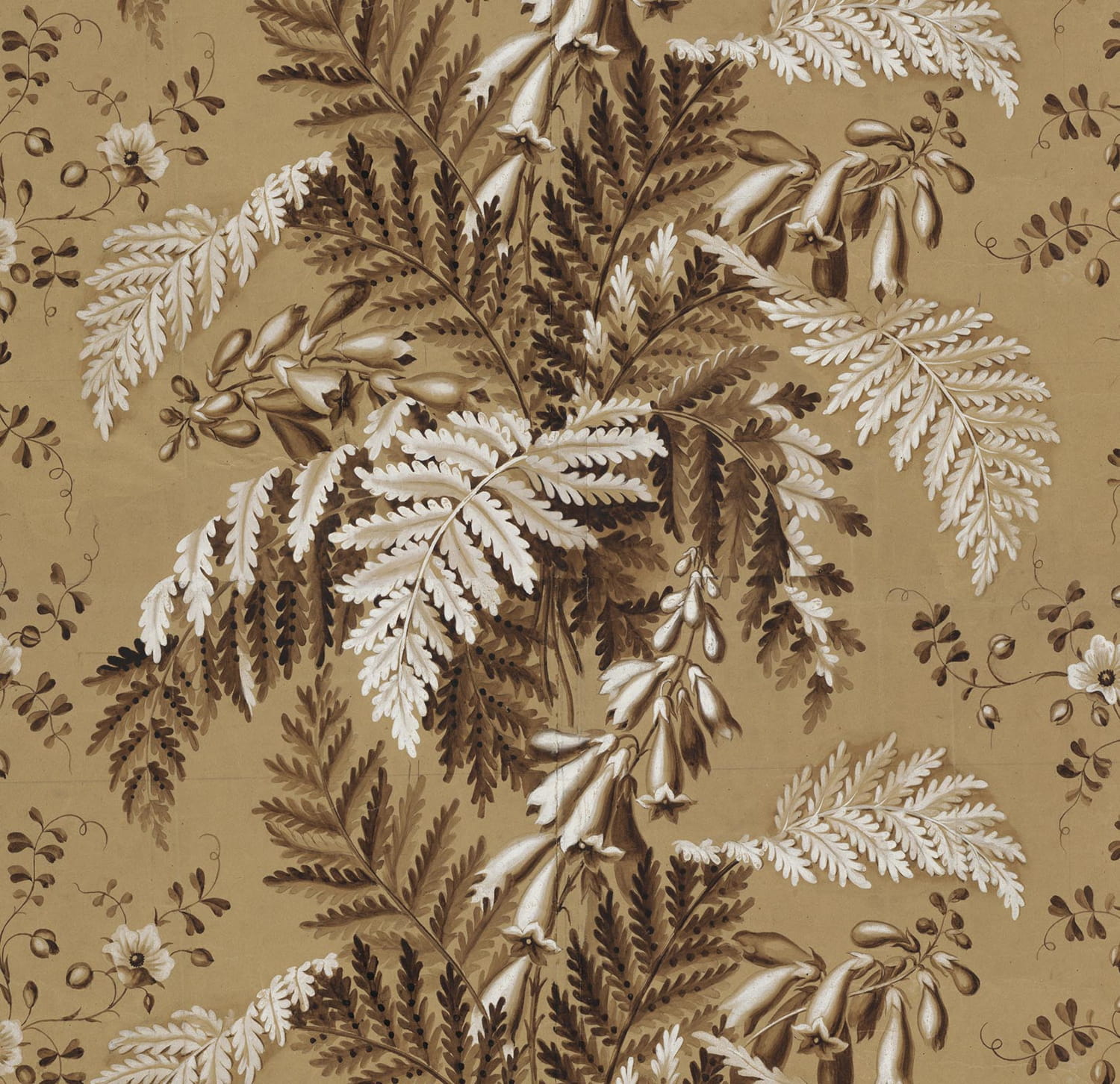 Wandbild Big Pattern Feuilles - 7 Drops