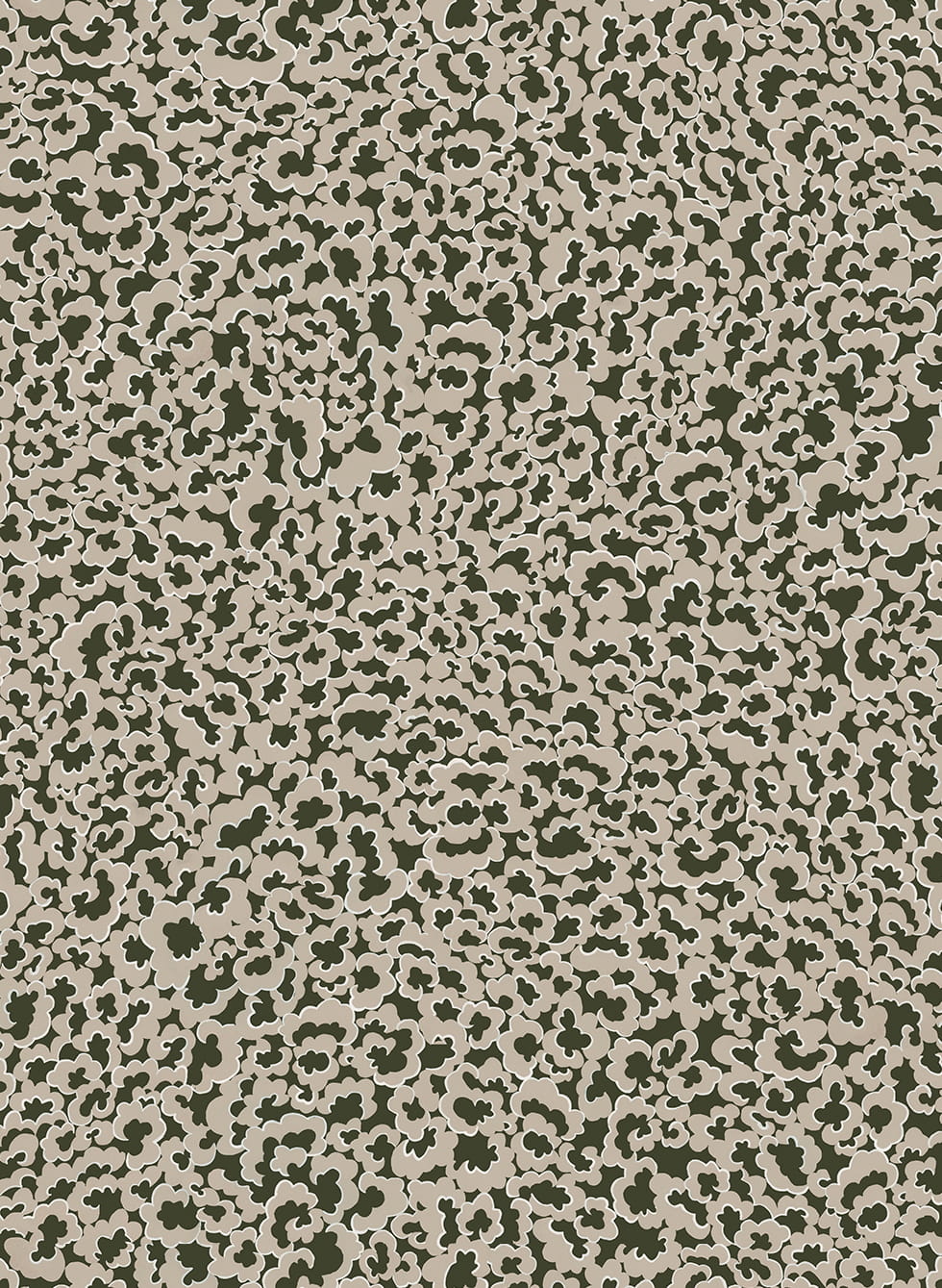 Tapete Clouds - Chaingate Green