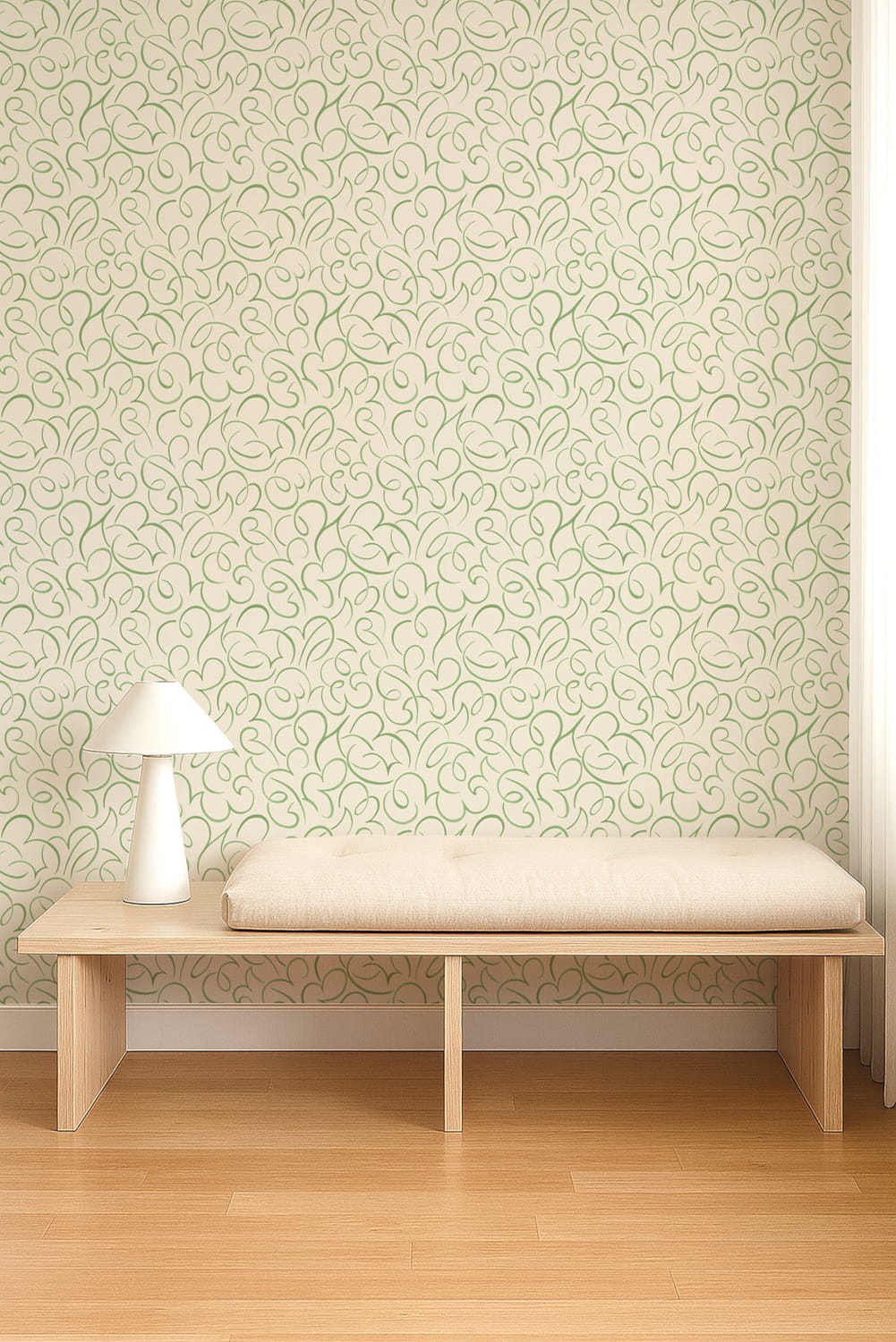 Tapete Flo Swirl - Pine