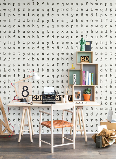 Wandbild Typomania