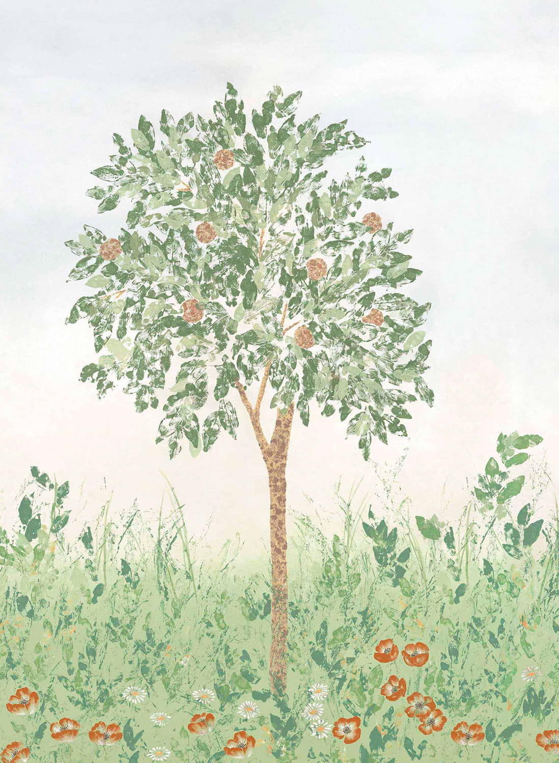 Wandbild Fresco - Naturel Panel B
