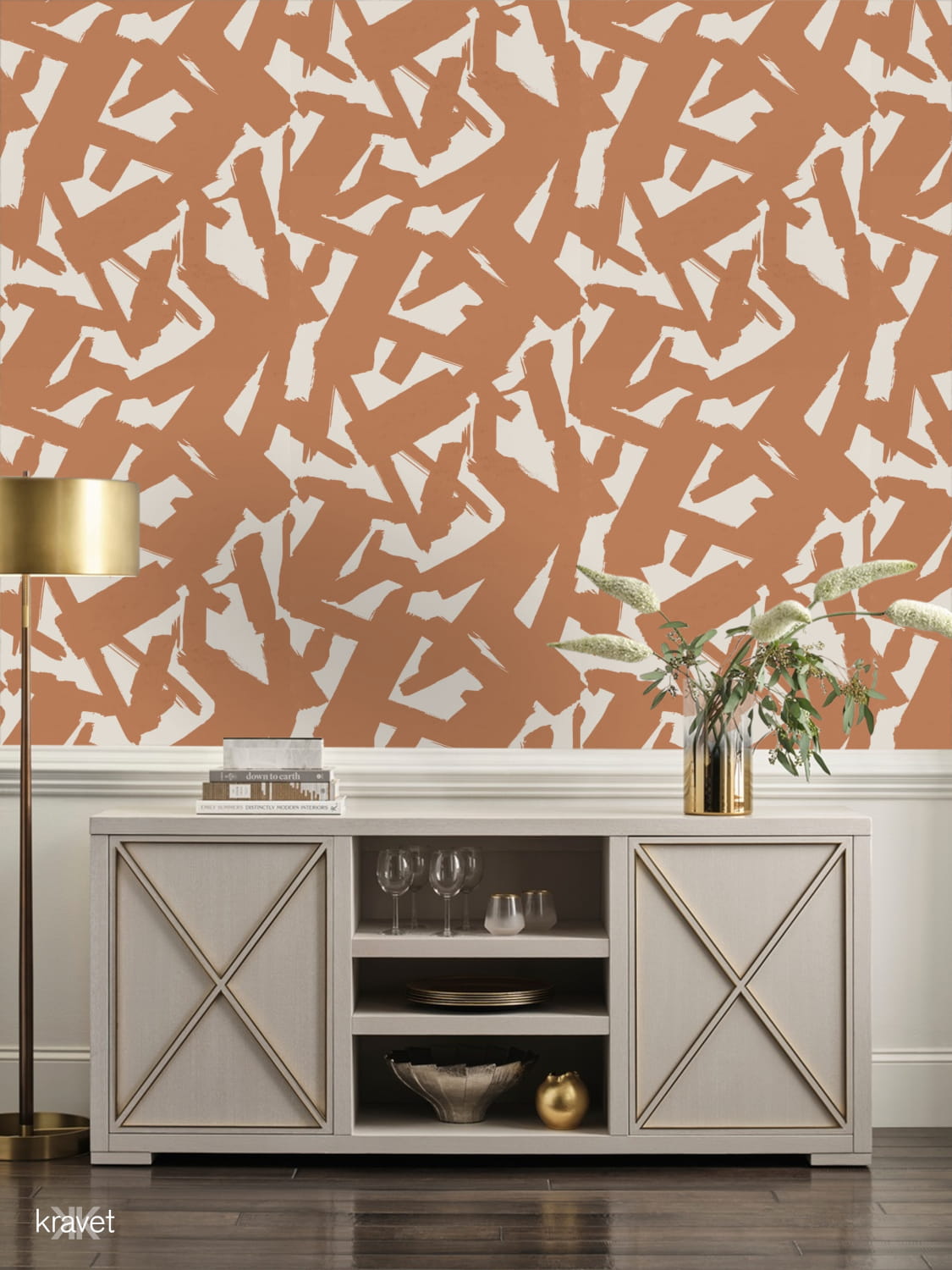 Tapete Bold Lines - Clay