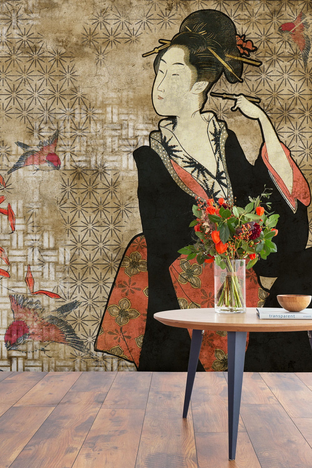 Wandbild Geisha Graffiti - 8000036N