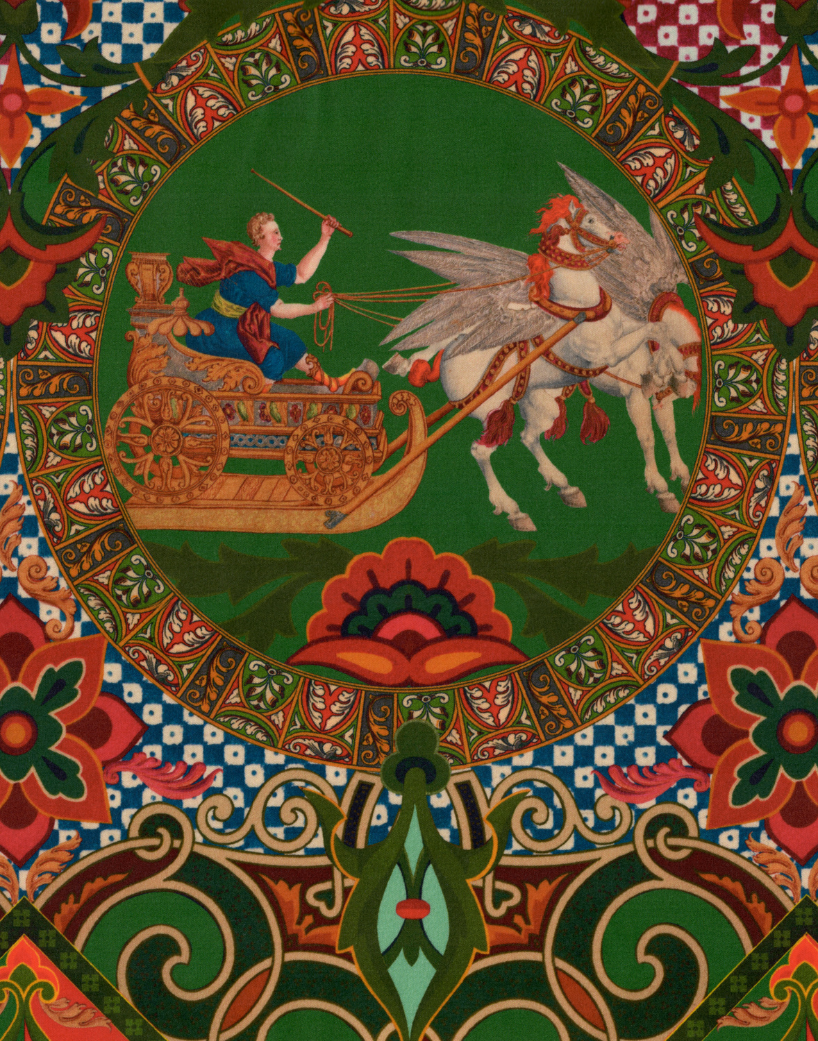 Tessuto Mythology - Velvet - FB00123