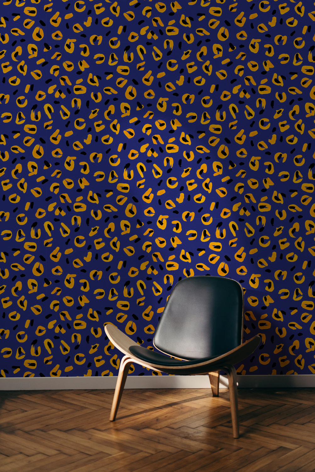 Tapete Funky Leopard - Blue