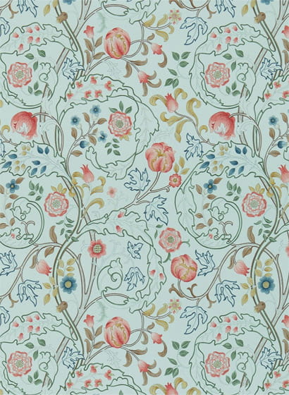 Tapete Mary Isobel - Silk Blue/ Pink