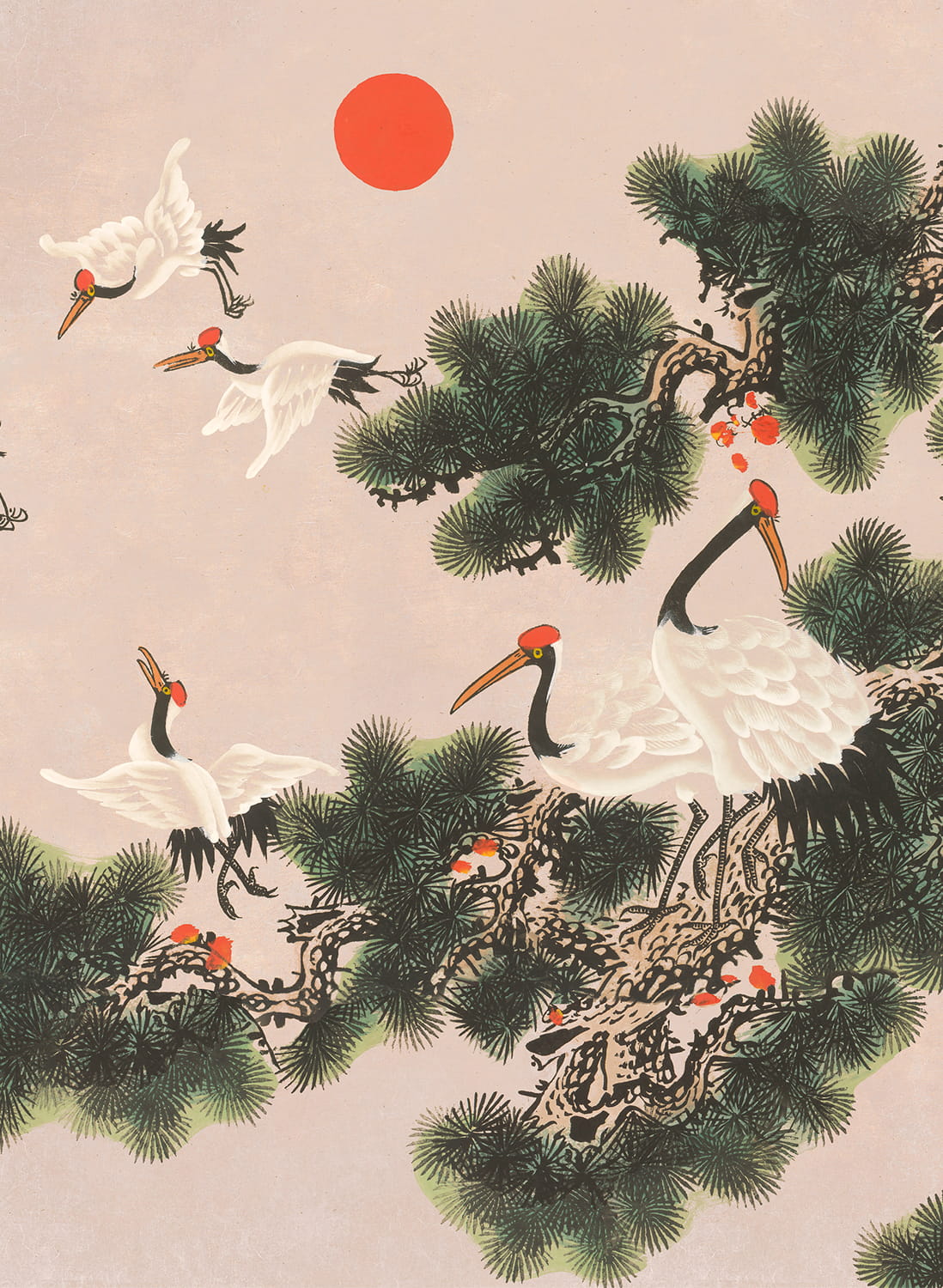 Wandbild Ukiyo - Rose