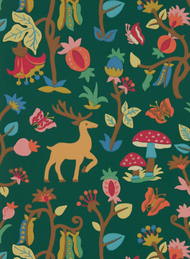 Tapete Forest of Dean - Midnight/ Multi