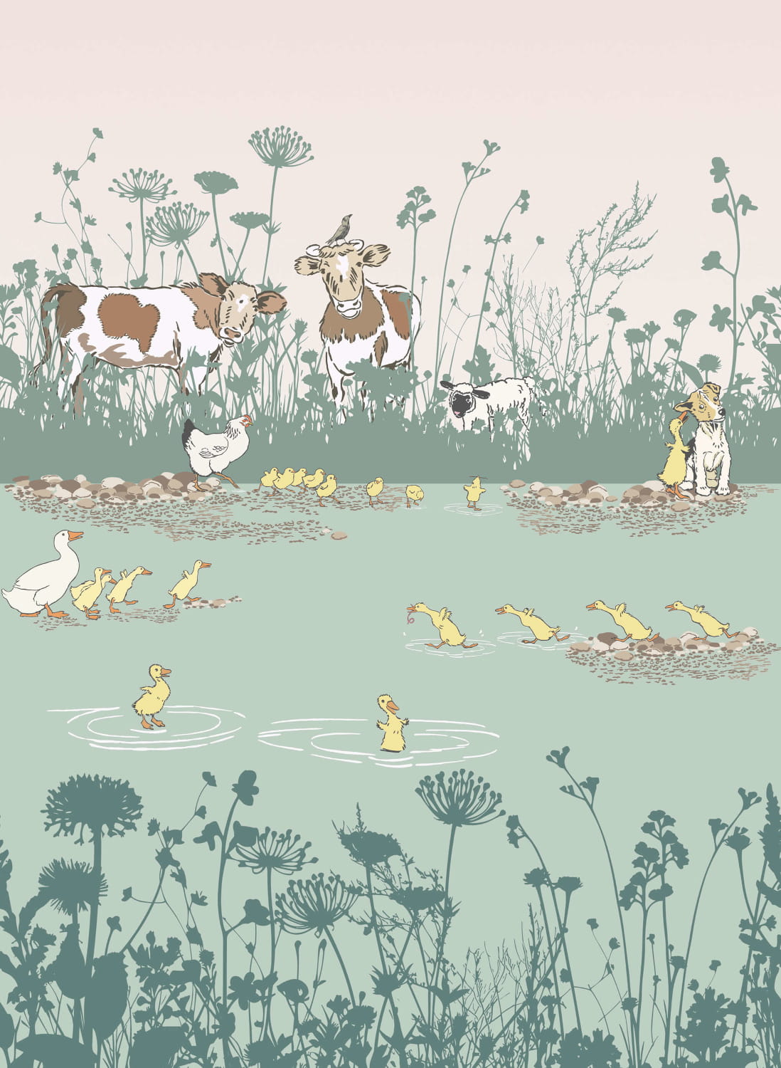 Tapete Riverside Capers - Quack