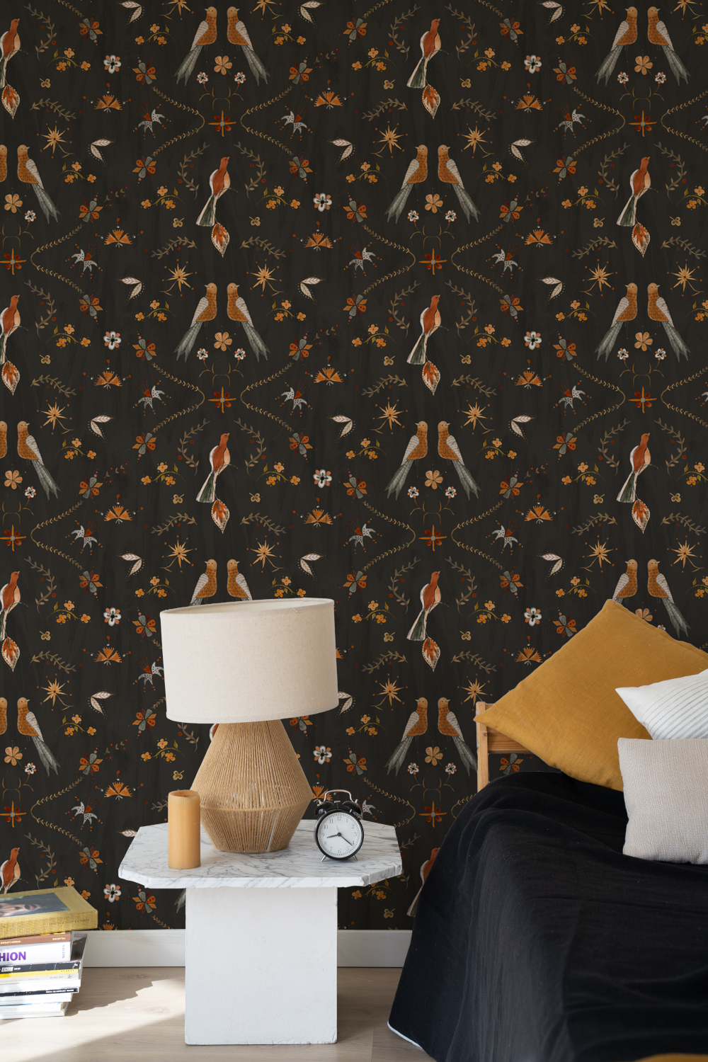 Tapete Metaphoric Birds - Black