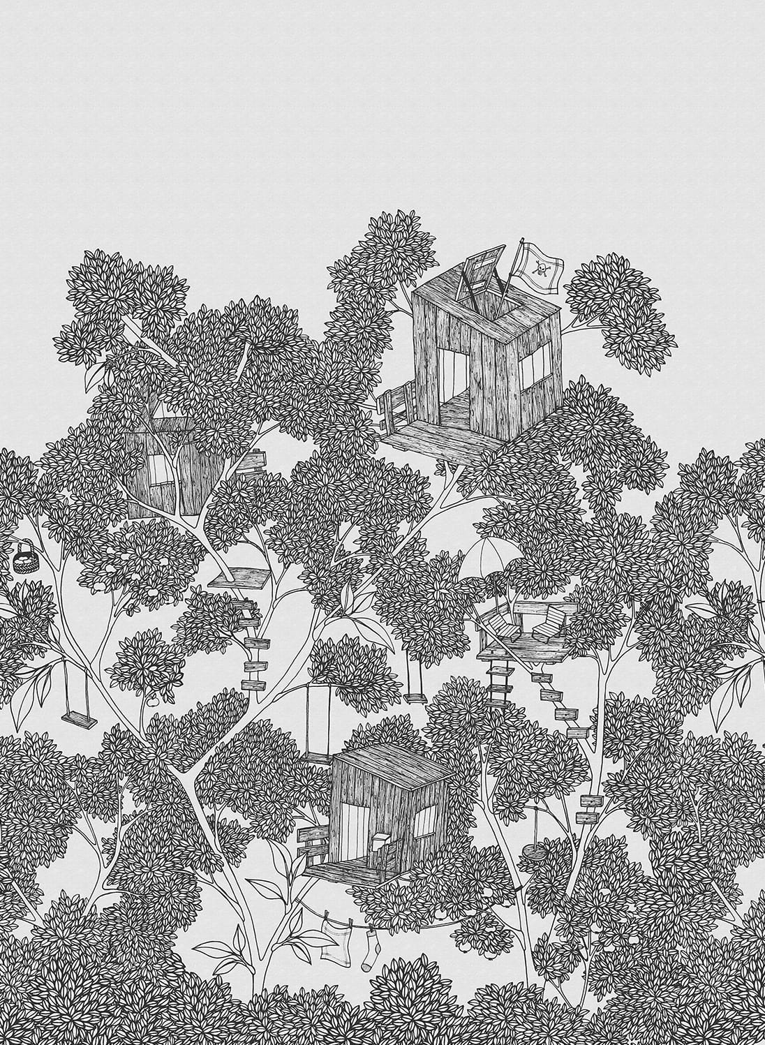 Wandbild Playground - Graphite