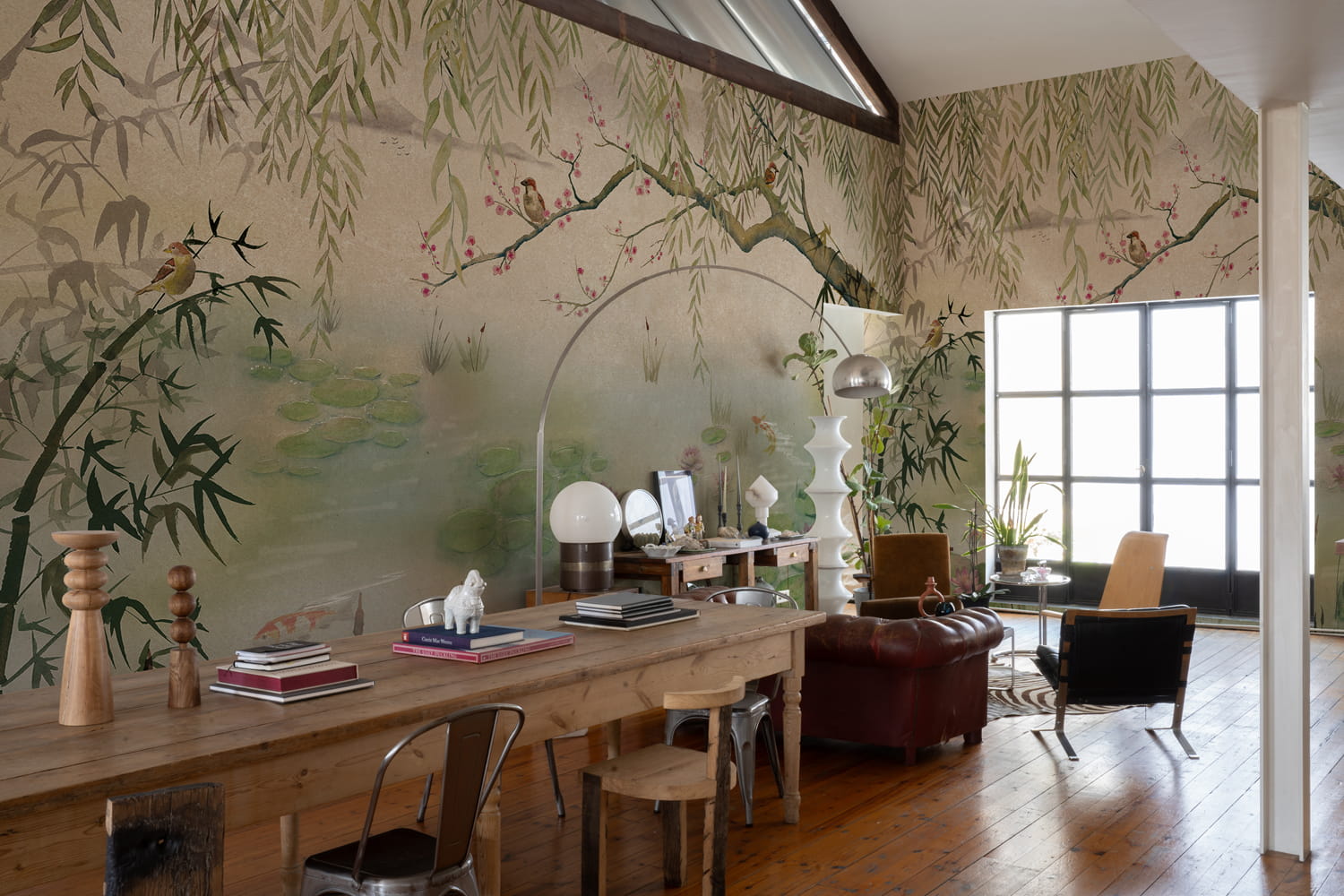 Wandbild Lotus - Aloe