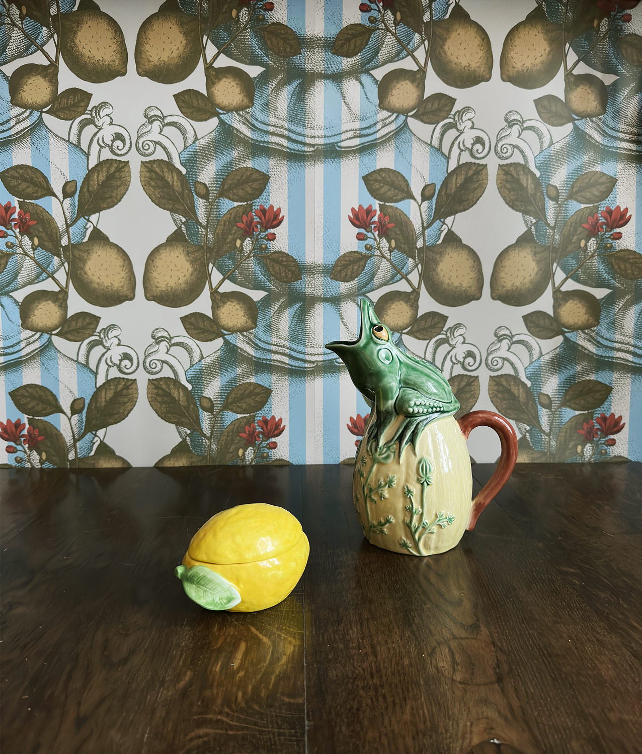 Tapete Limoncello Stripes - Beige/ Blue