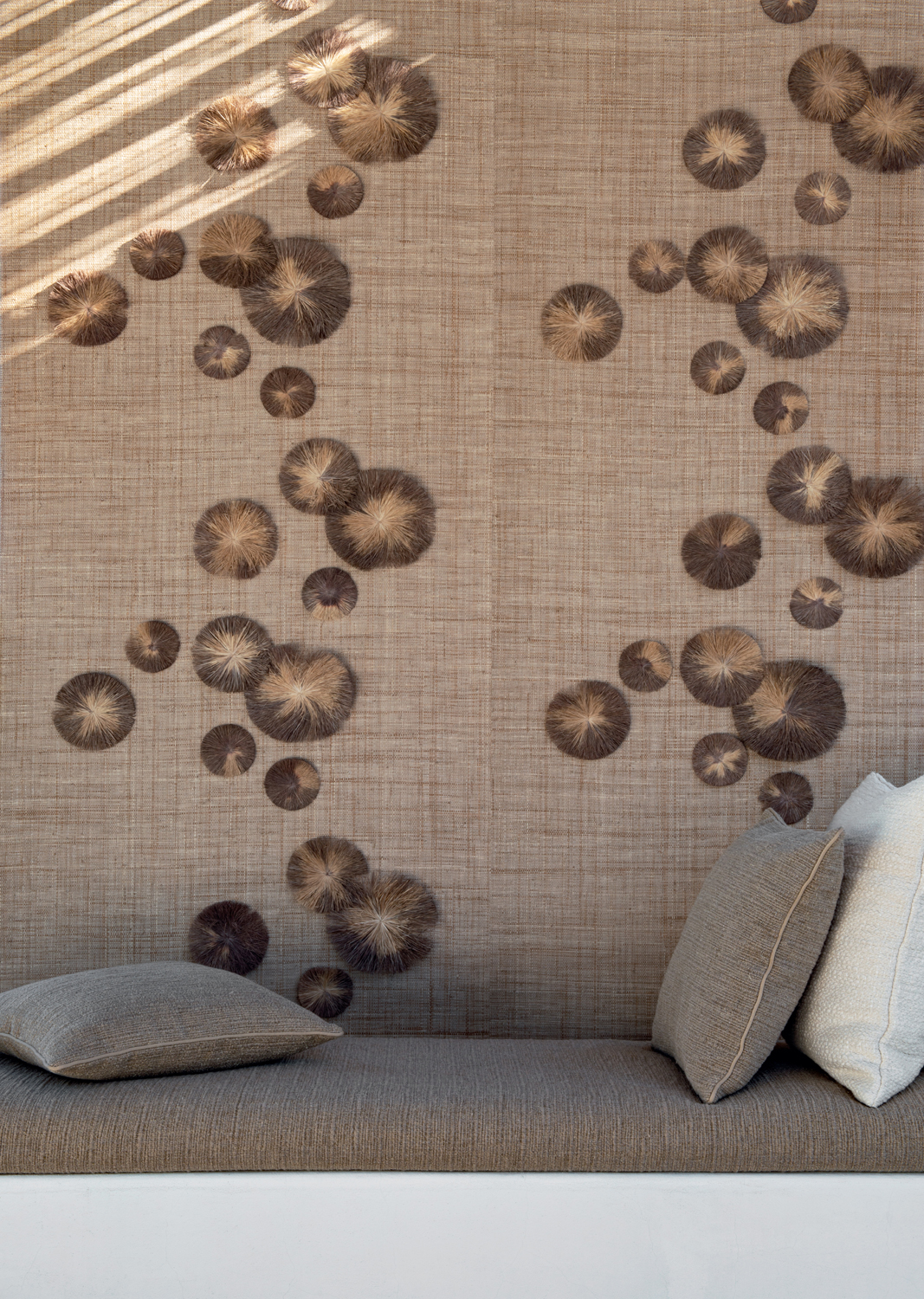 Tapete Raphia Lotus - Miel