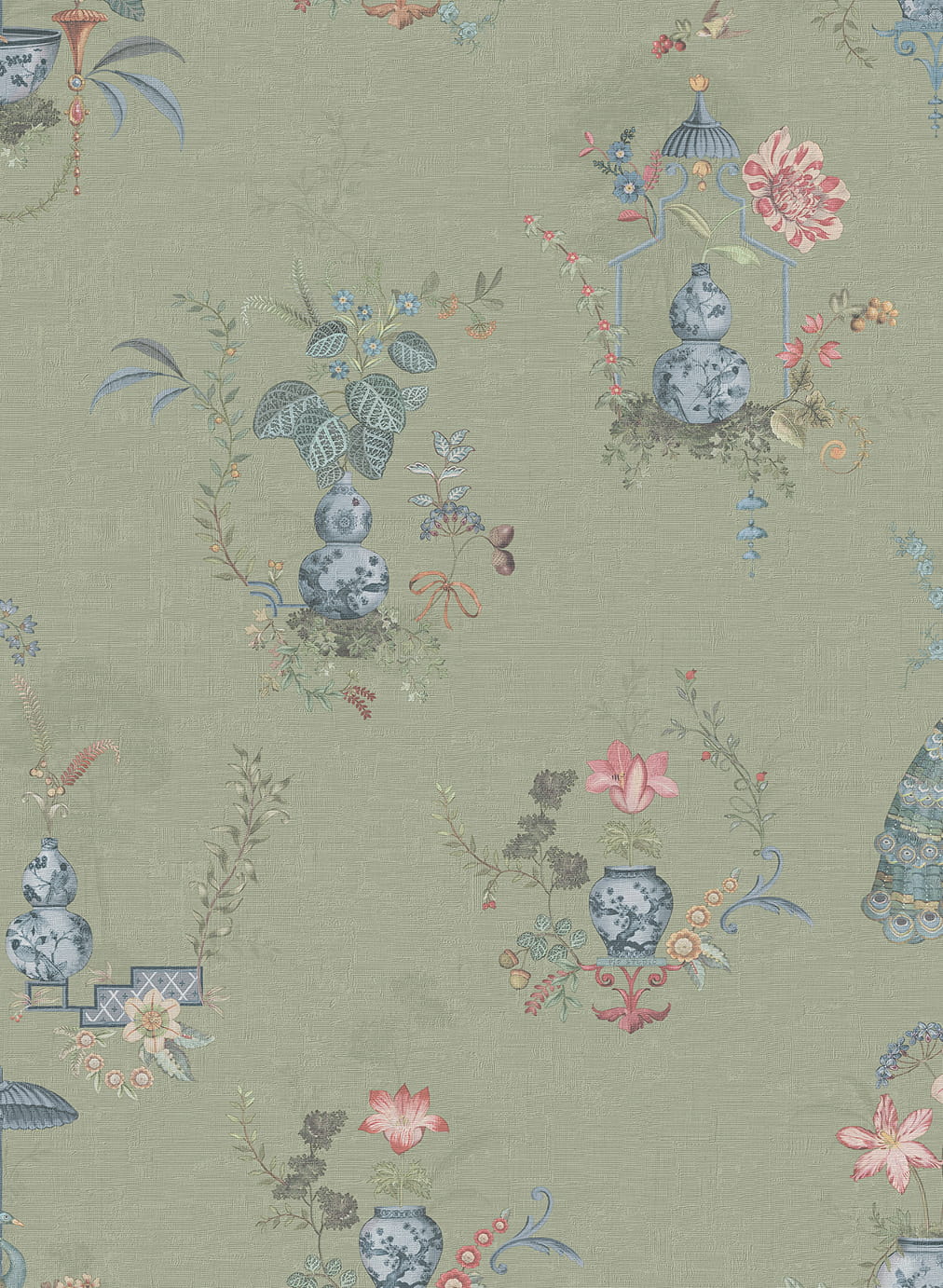 Tapete Chinese Porcelain - Light Green