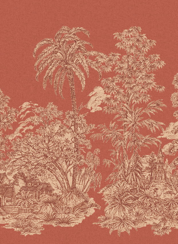 Wandbild Mandalay - Coral Panel 4