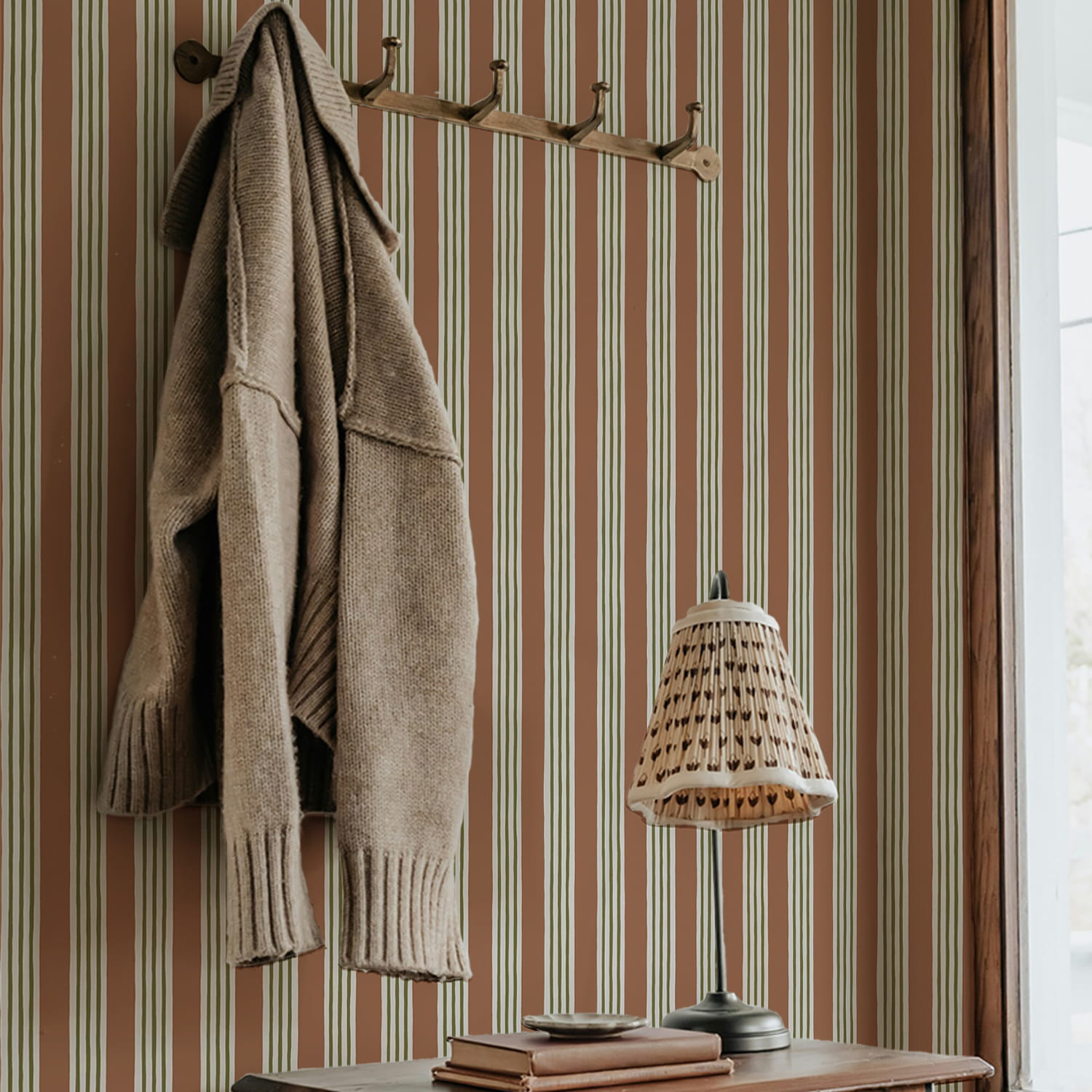 Tapete Kemble Stripe - Trixie/ Sunday Clay/ Quartz