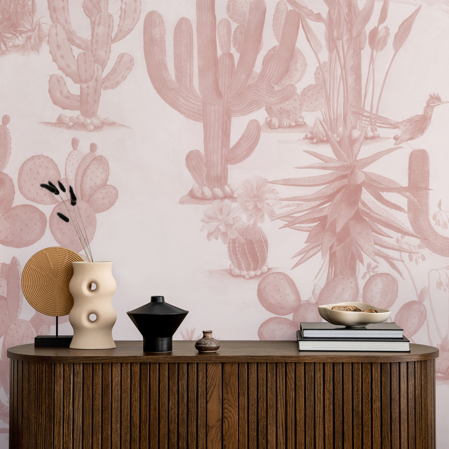 Wandbild Desert - Pink
