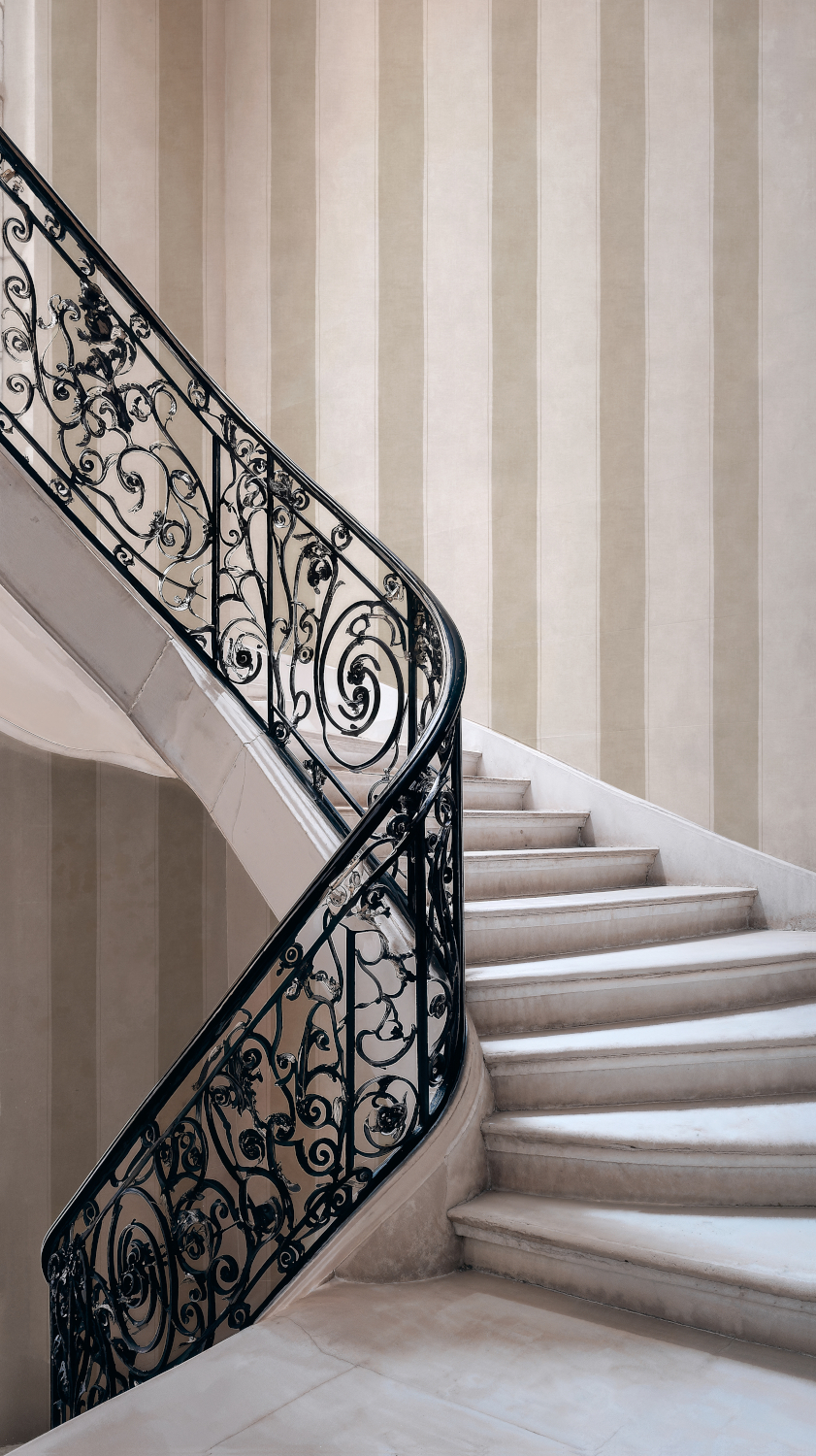 Tapete Florentine Stripe - Stone