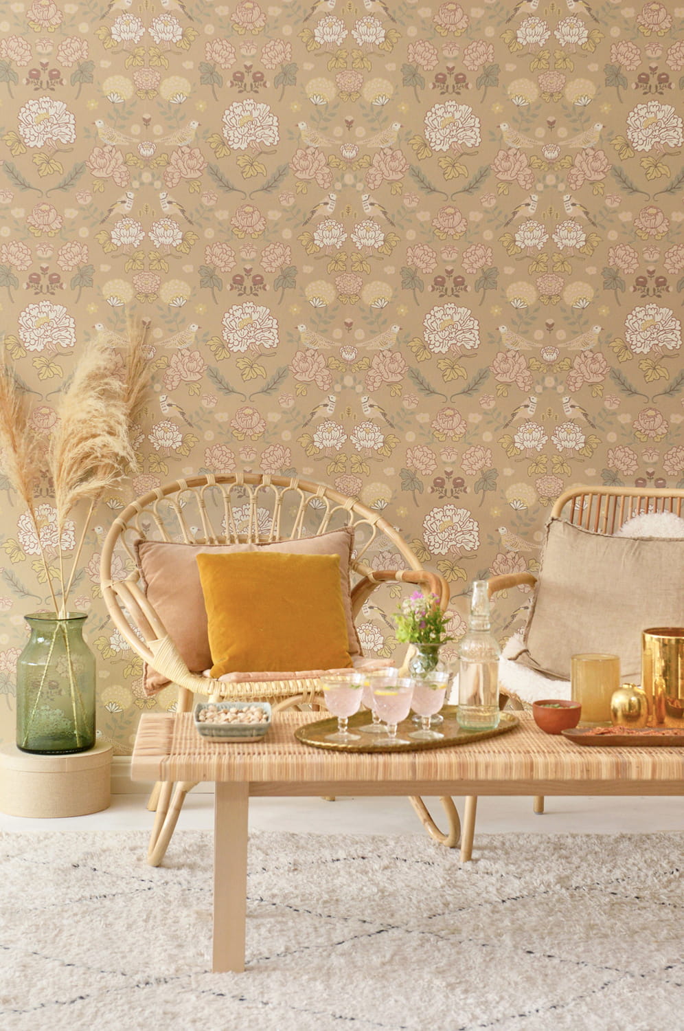 Tapete June - Honey Beige