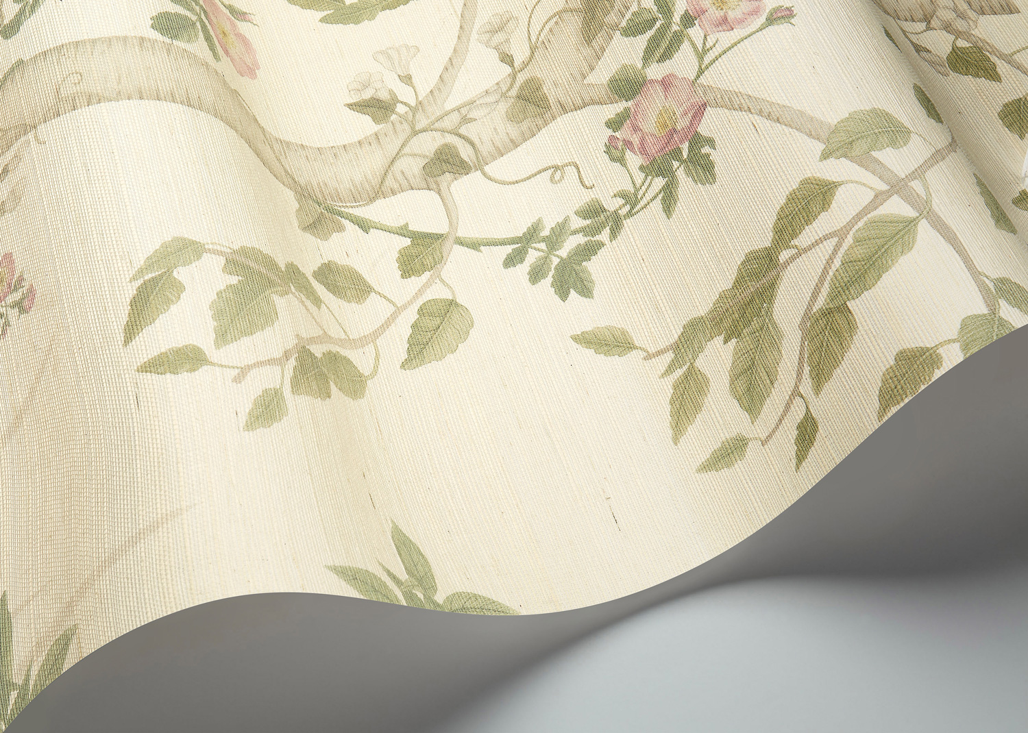 Wandbild Seasonal Woods Grasscloth - Oat Natural Grasscloth