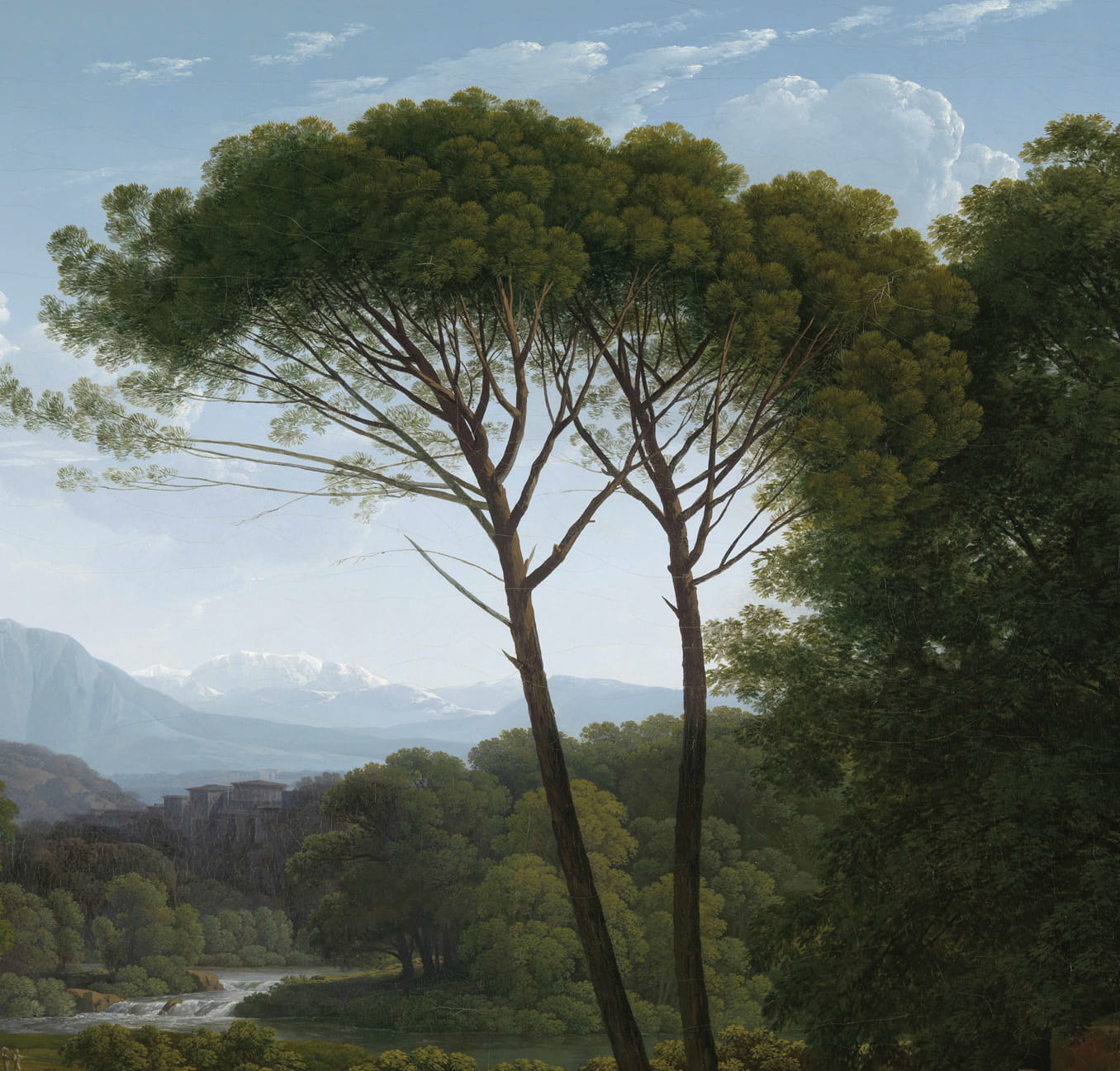 Wandbild Golden Age Landscapes 2 - Multicolor - 2.92m Breite
