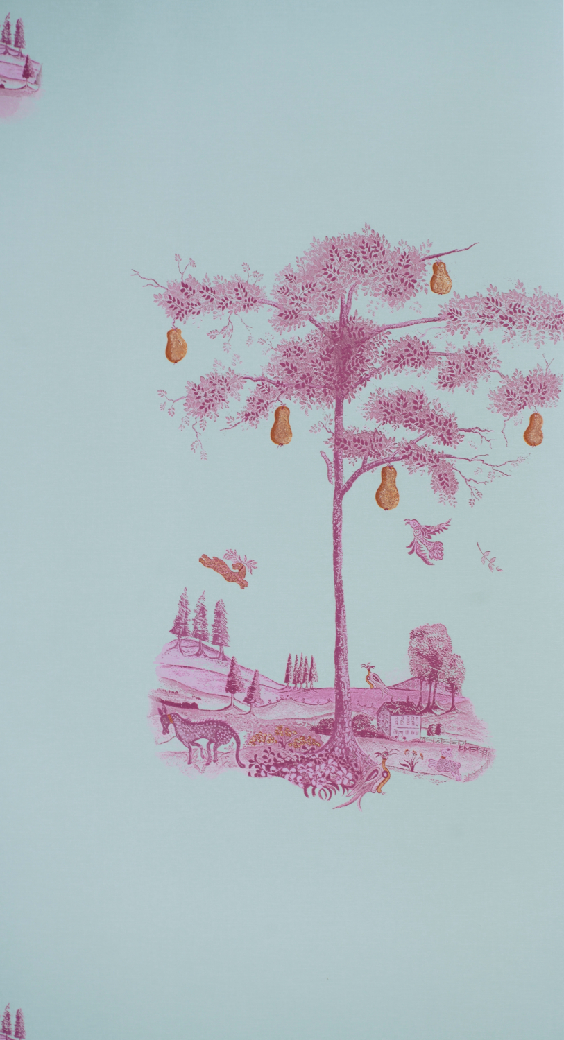 Tapete Pear Tree - Sunset Pink