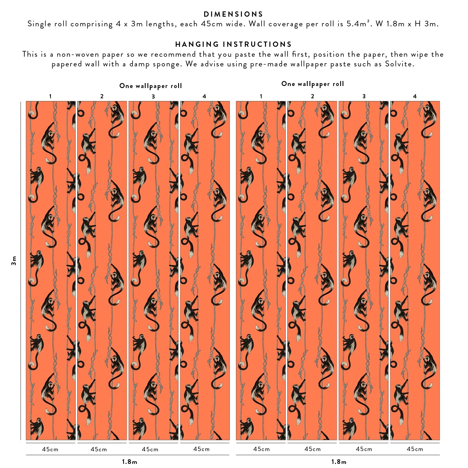 Tapete Troop - Salamander Orange