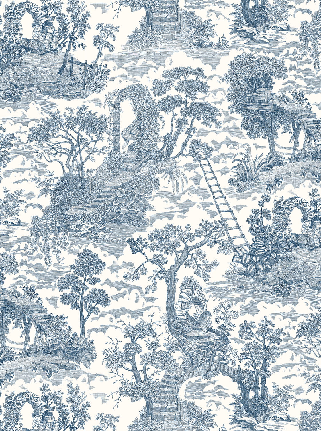 Tapete Islet Hoping Toile - Blue