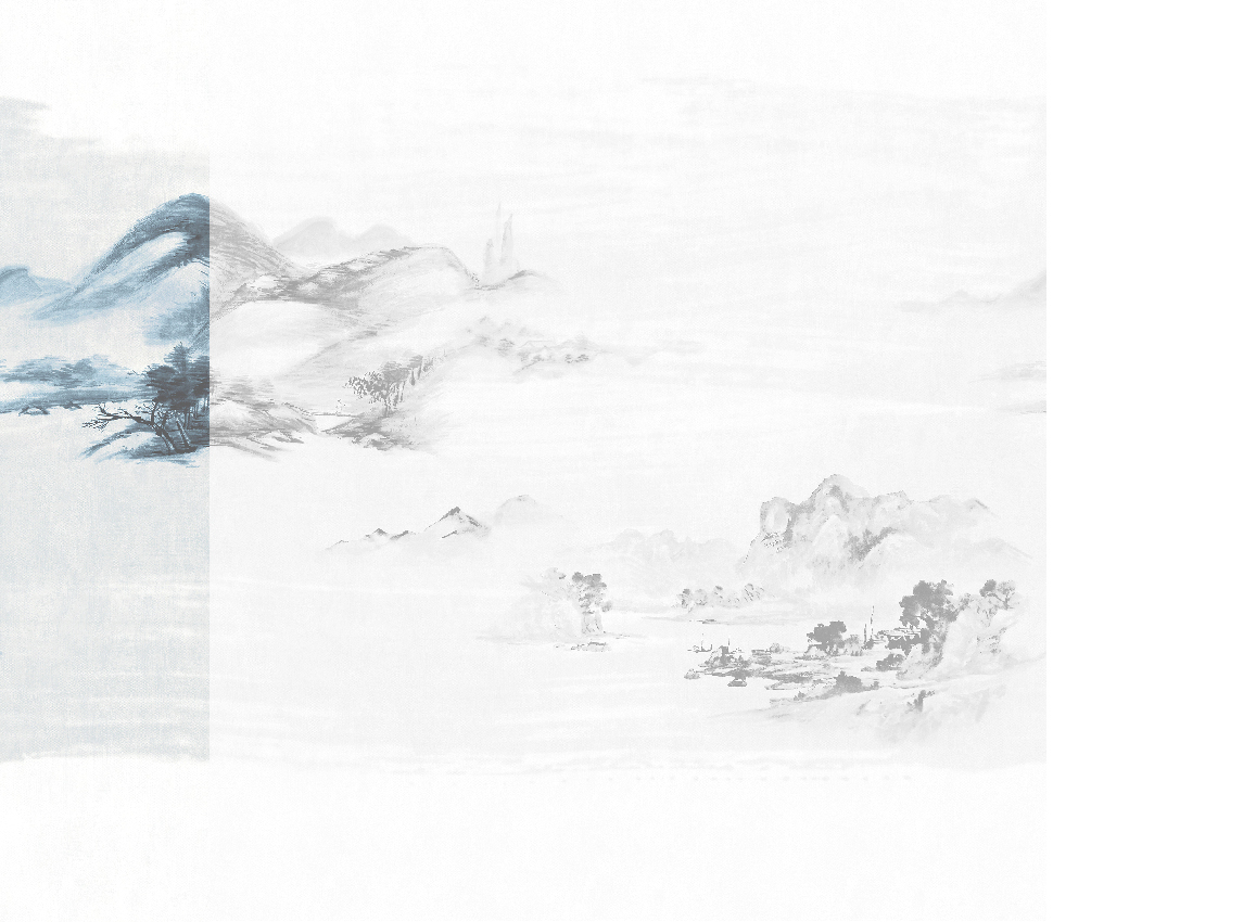 Wandbild Kawa - Blue Panel 1