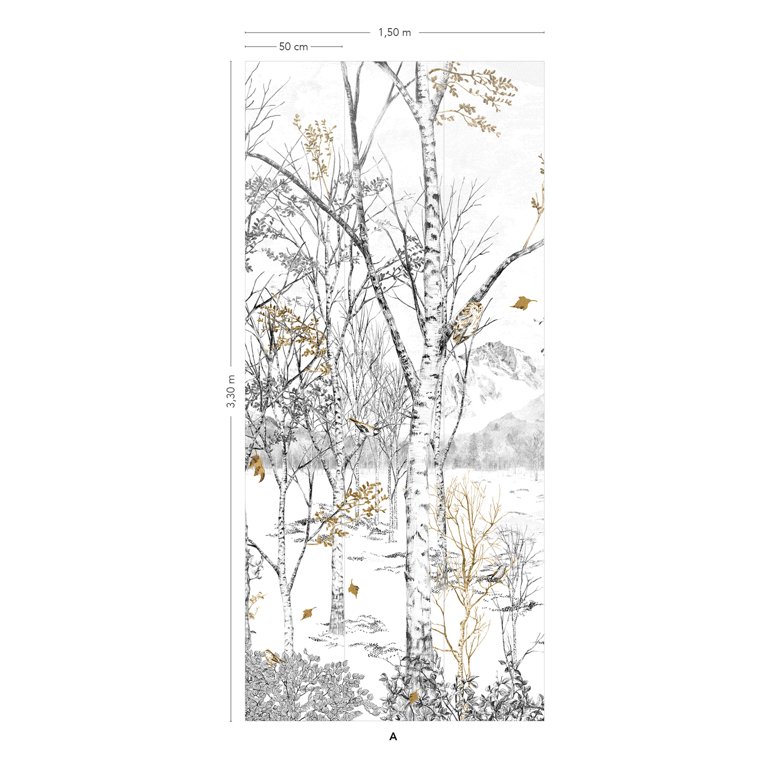 Wandbild Nunavut Dore - Panel A