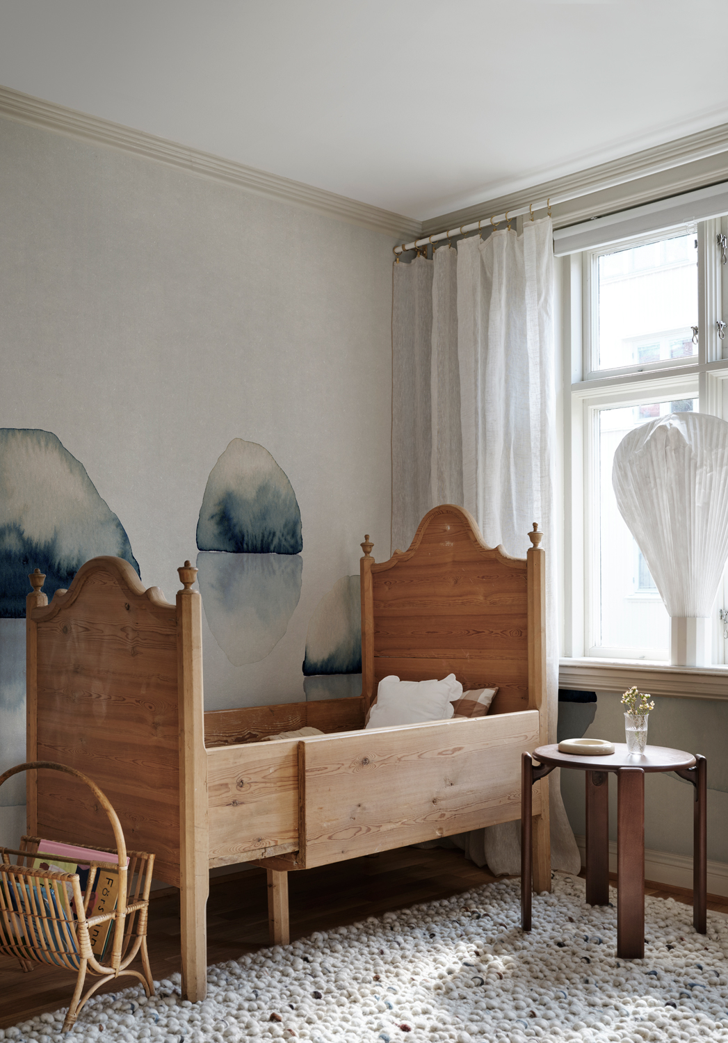 Wandbild Spegel - Indigo Blue