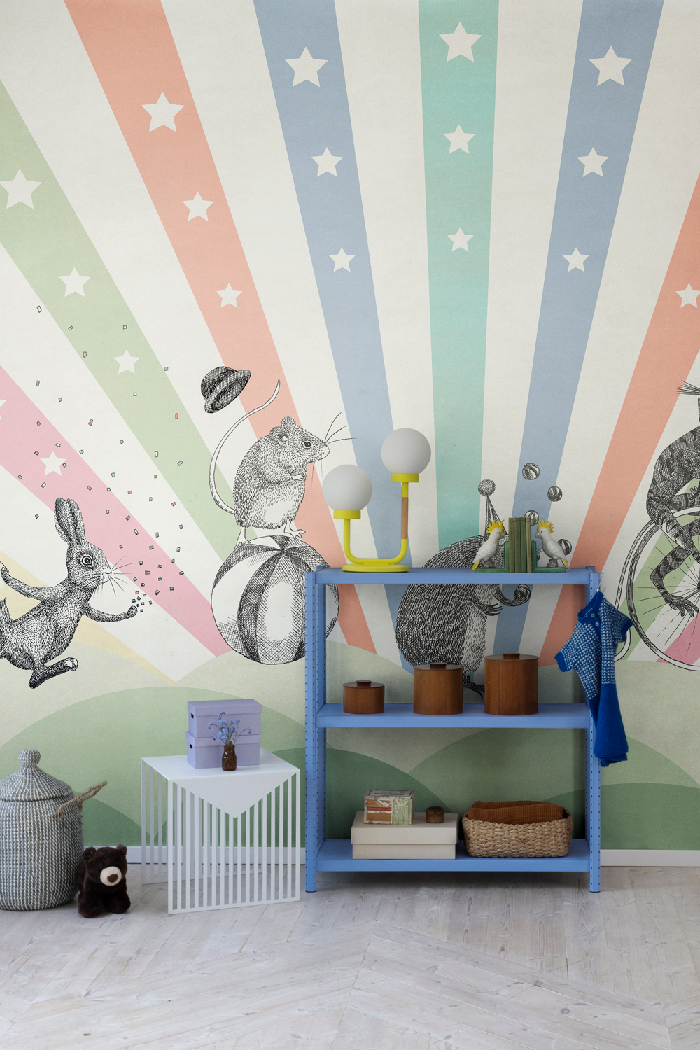 Wandbild Circus - Rainbow