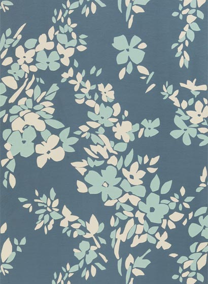 Tapete Hegemone - Stiffkey Blue/ Dix Blue/ Old White