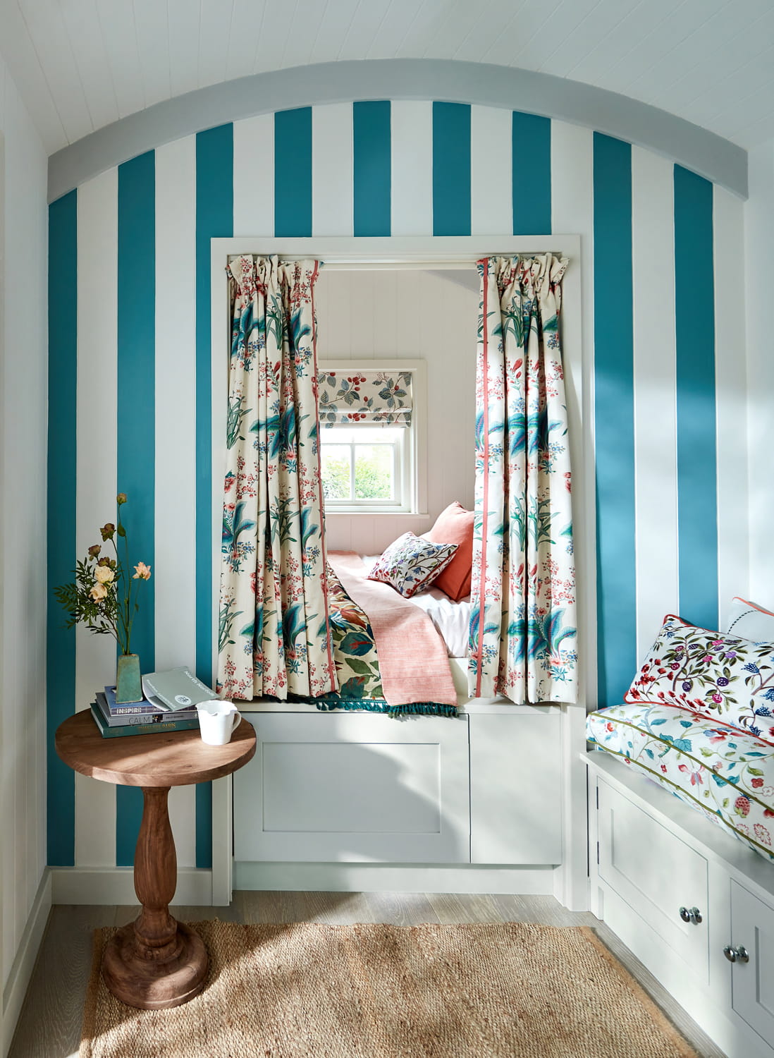 Stoff Enys Garden - Blush Jade