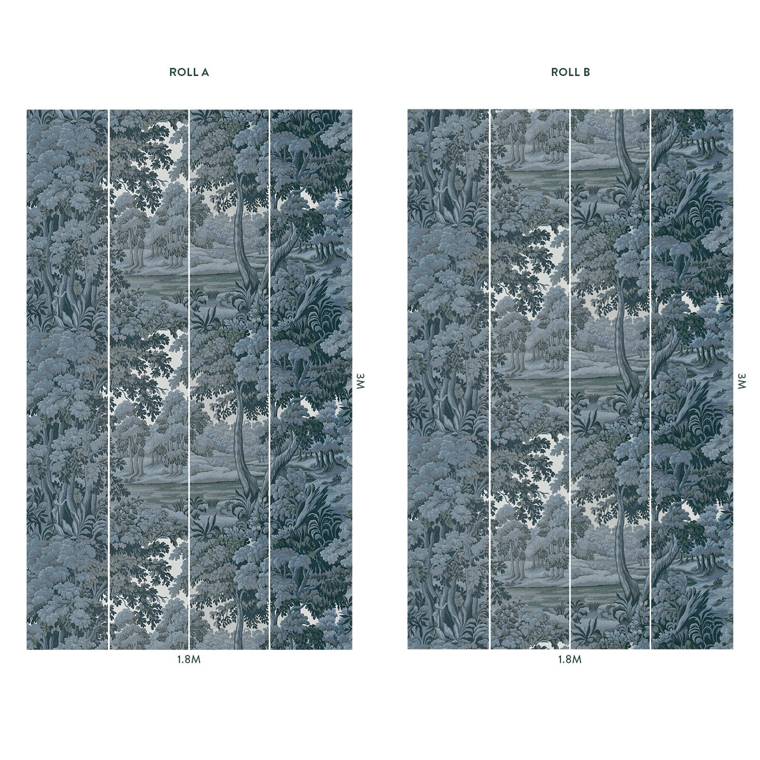 Tapete Plantasia - Indigo B