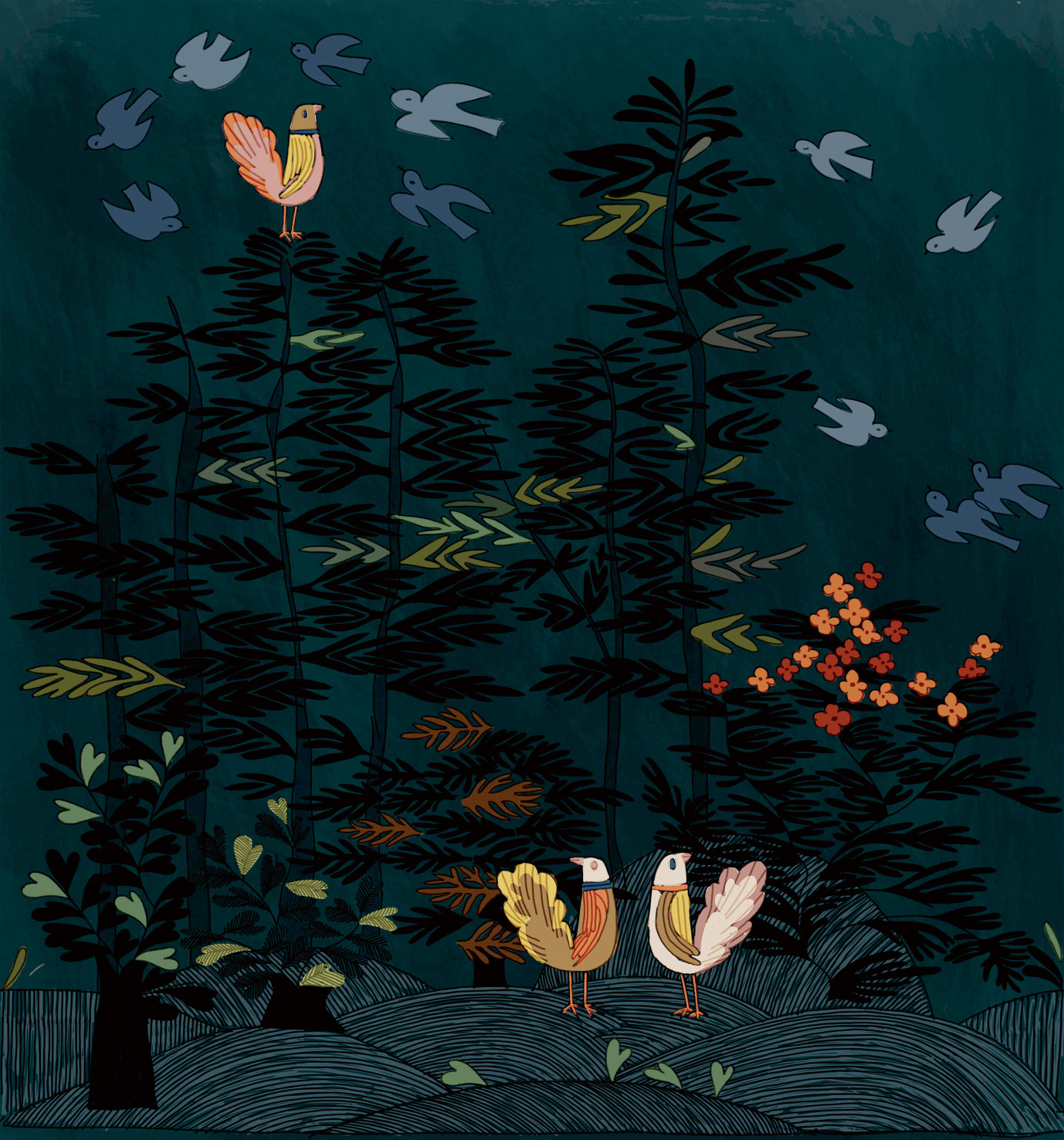 Wandbild Jardin Imaginaire - TP 325 01