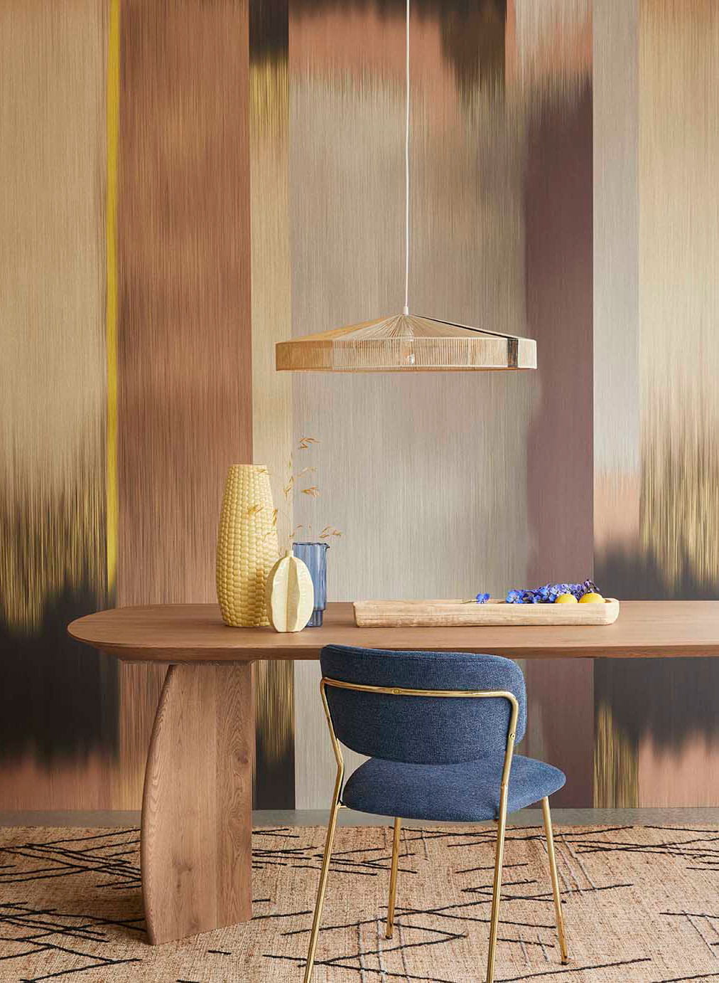 Wandbild Ikat Art