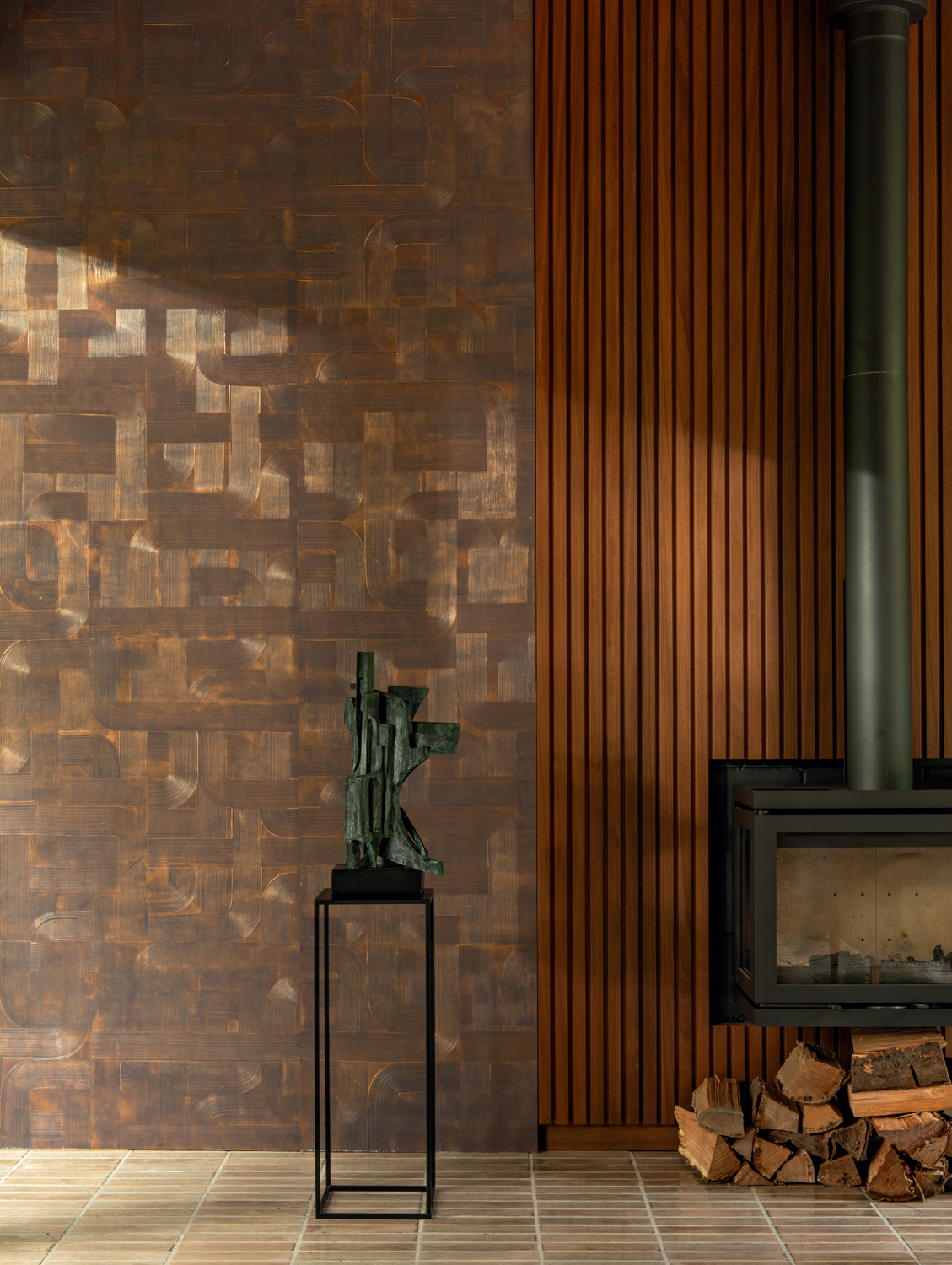 Tapete Gesso Peigné - Bronze