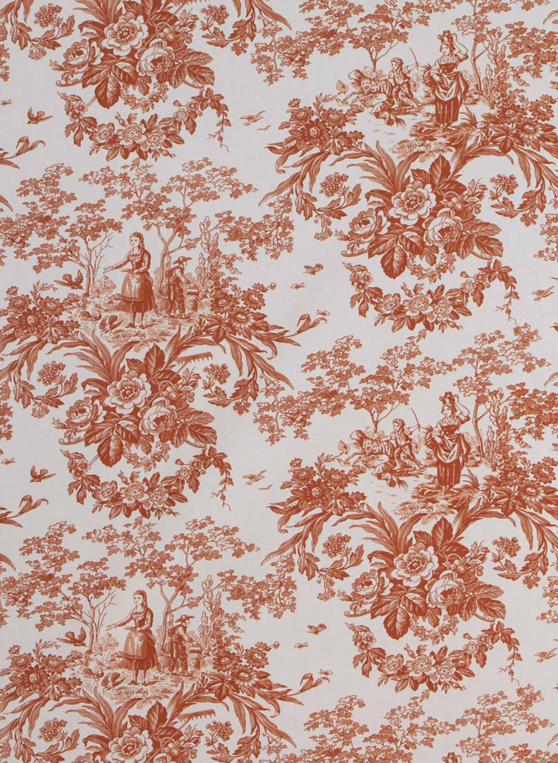 Stoff Belle Saison - Terracotta