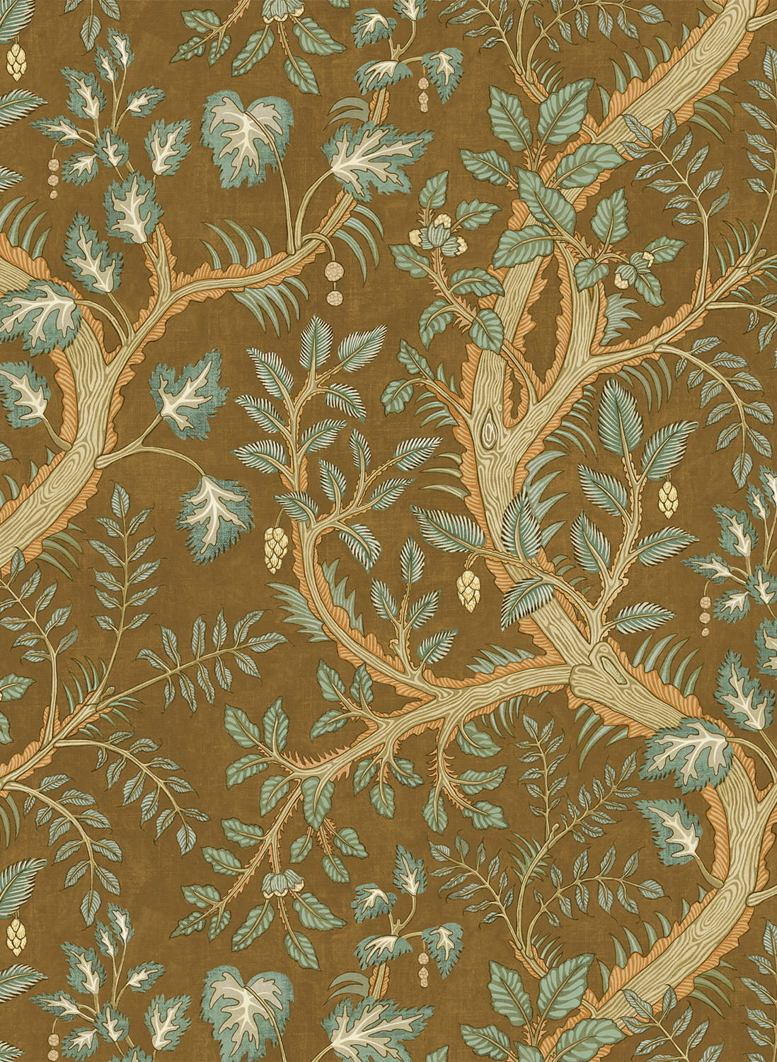 Tapete Hedgerow - Brown