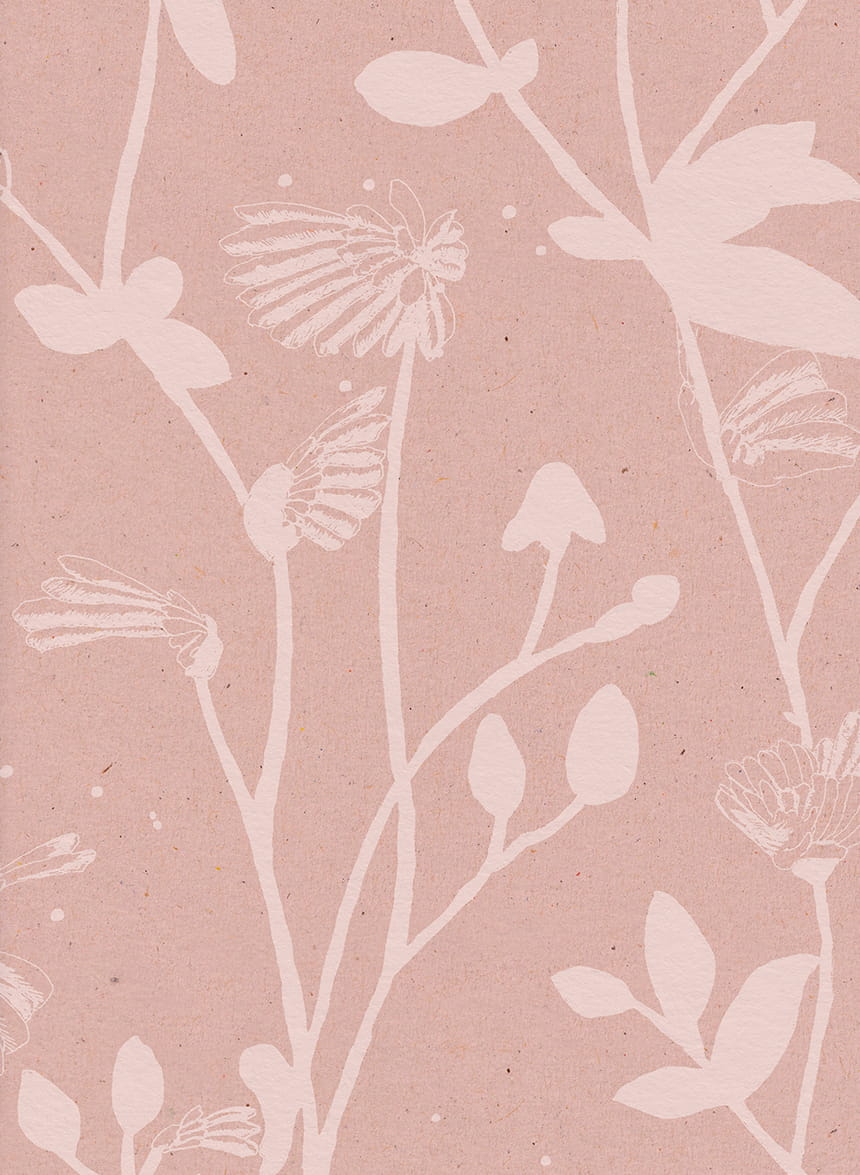 Tapete Feather Plant - Blush