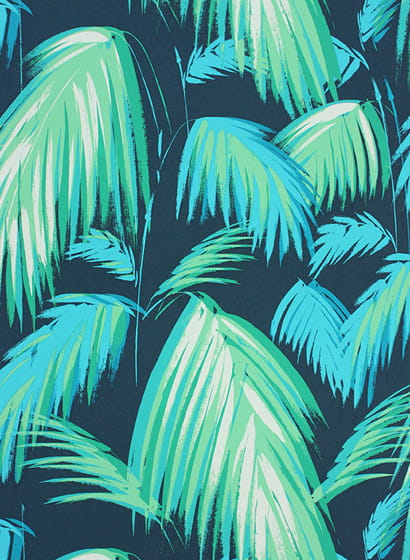 Tapete Tropicana - Petrol/ Emerald/ Turquoise