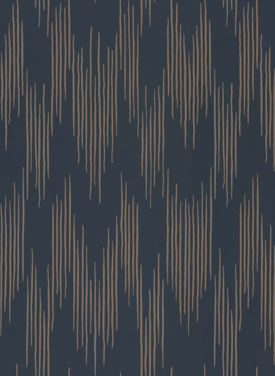 Tapete Ikat - Midnight & Blue