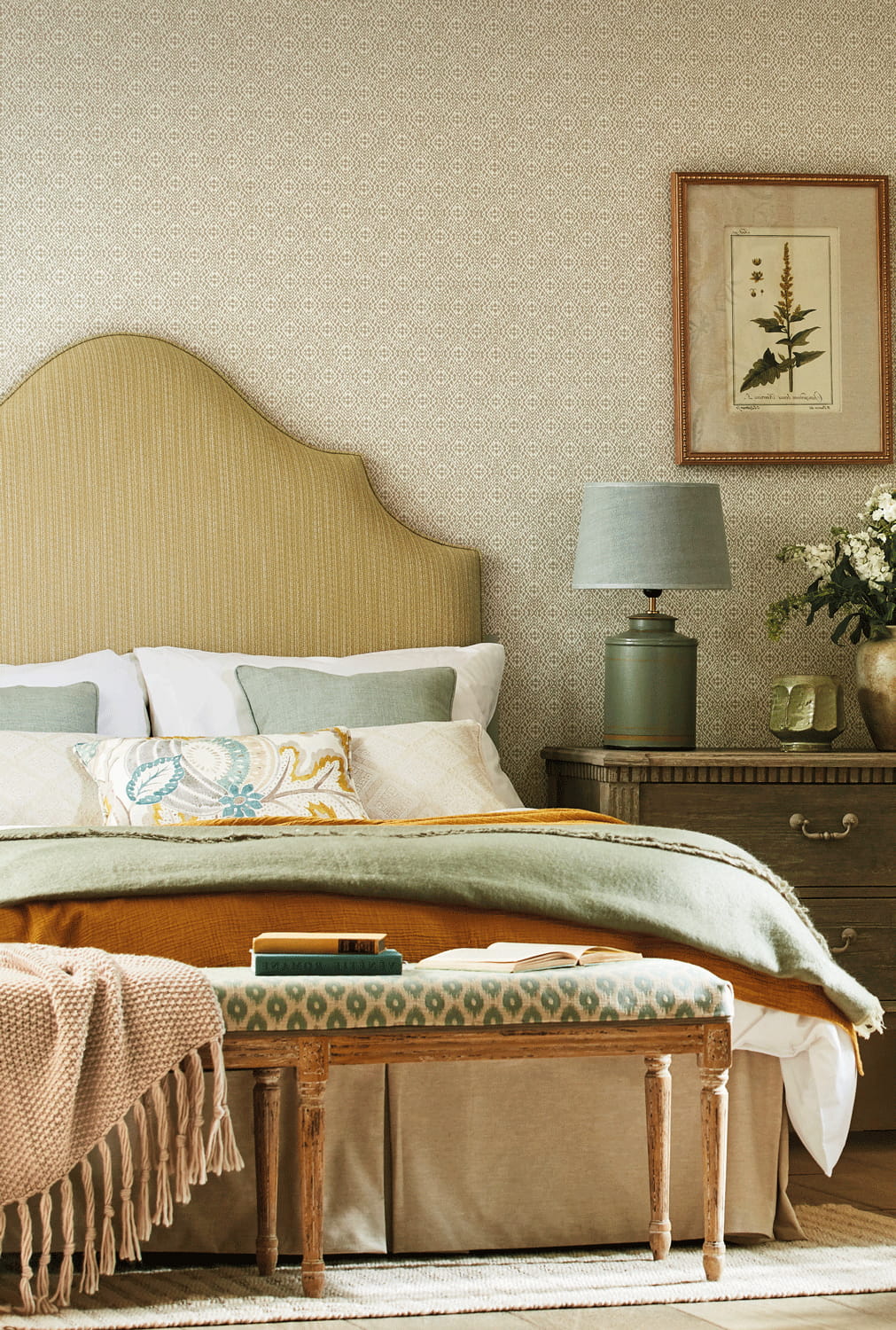 Tapete Pinjara Trellis - Linen